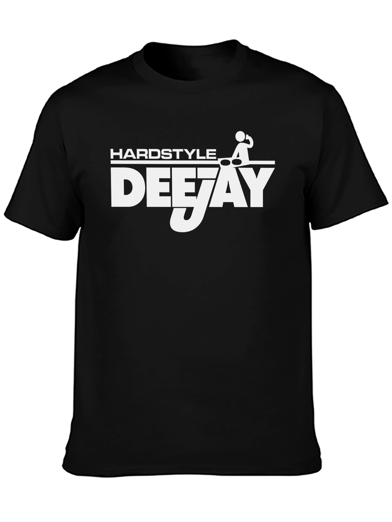 Hardstyle Deejay Black T-Shirt Music Lover