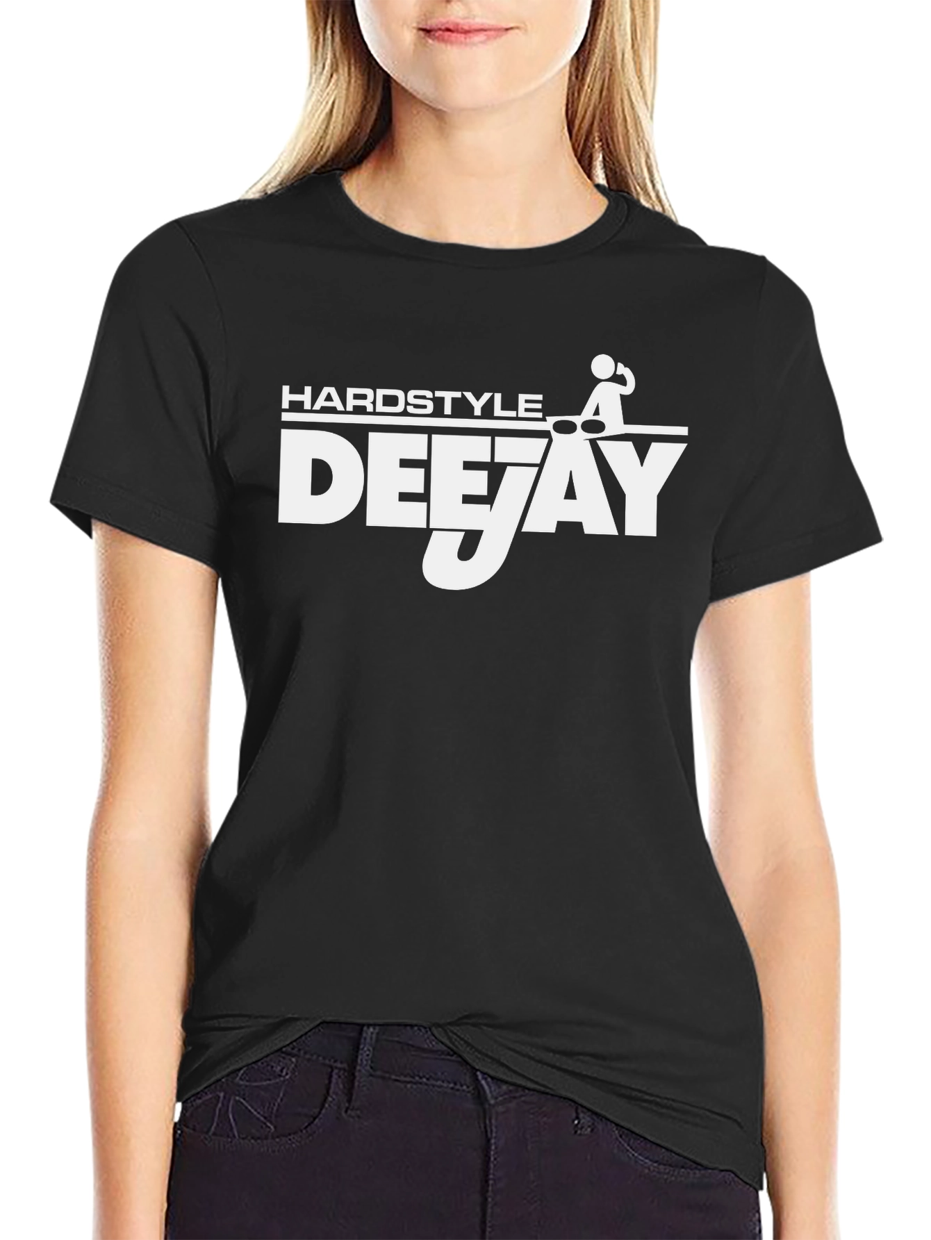 Hardstyle Deejay Black T-Shirt Music Lover