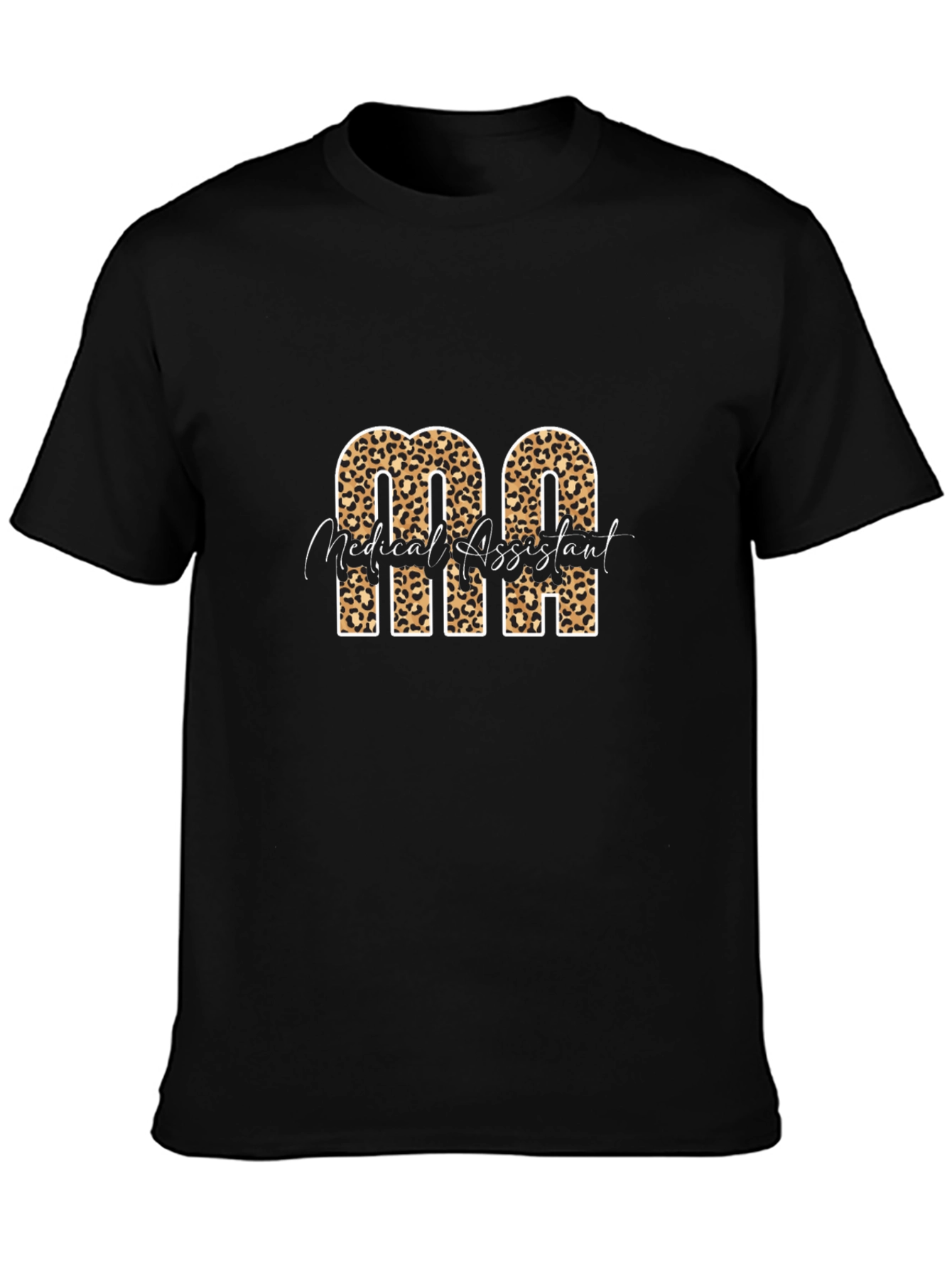 Leopard Print Medical Assistant T-Shirt