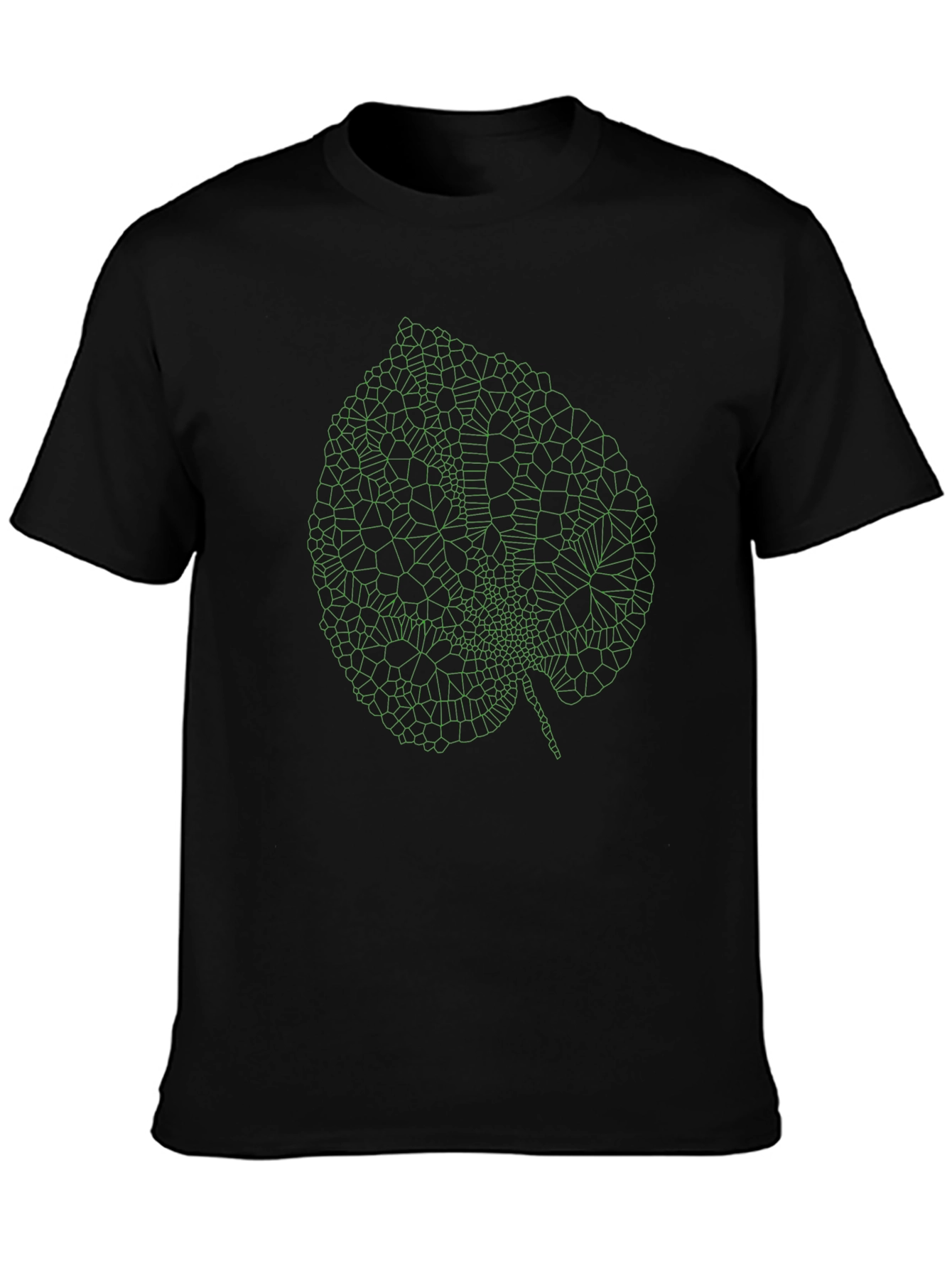 Leaf Graphic T-Shirt - Black