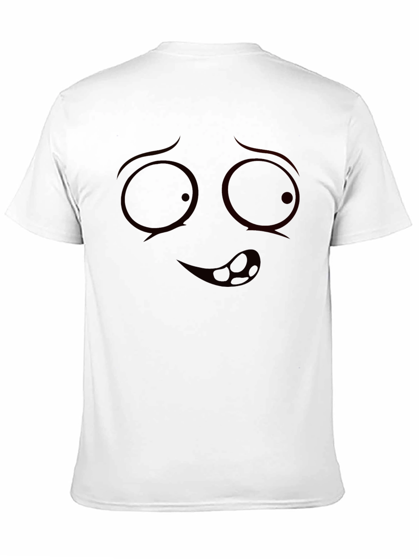 Funny Face Graphic Tee - Mens Black T-Shirt