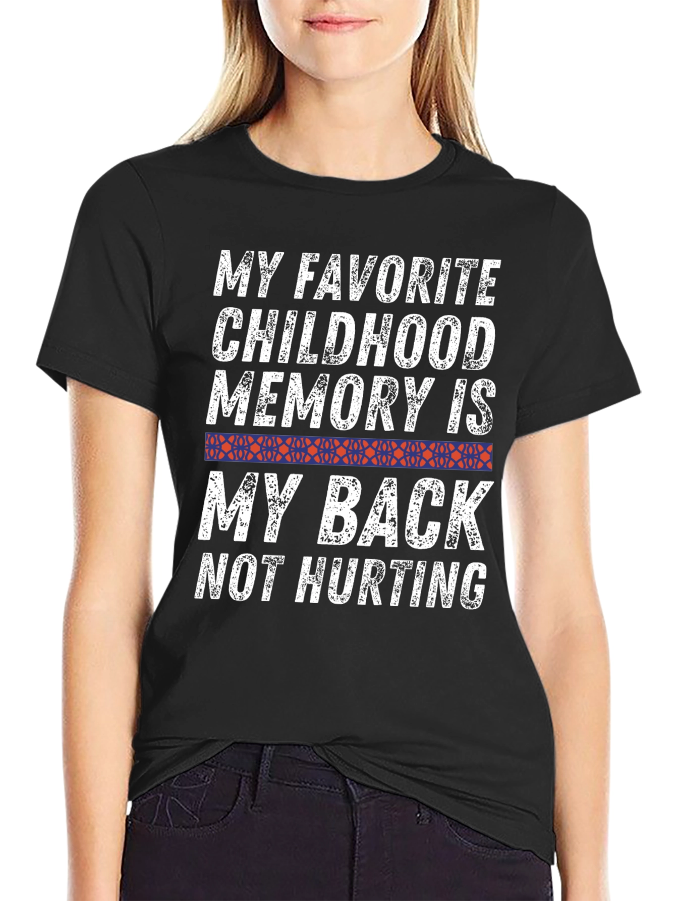 Funny Back Pain T-Shirt - My Back Not Hurting