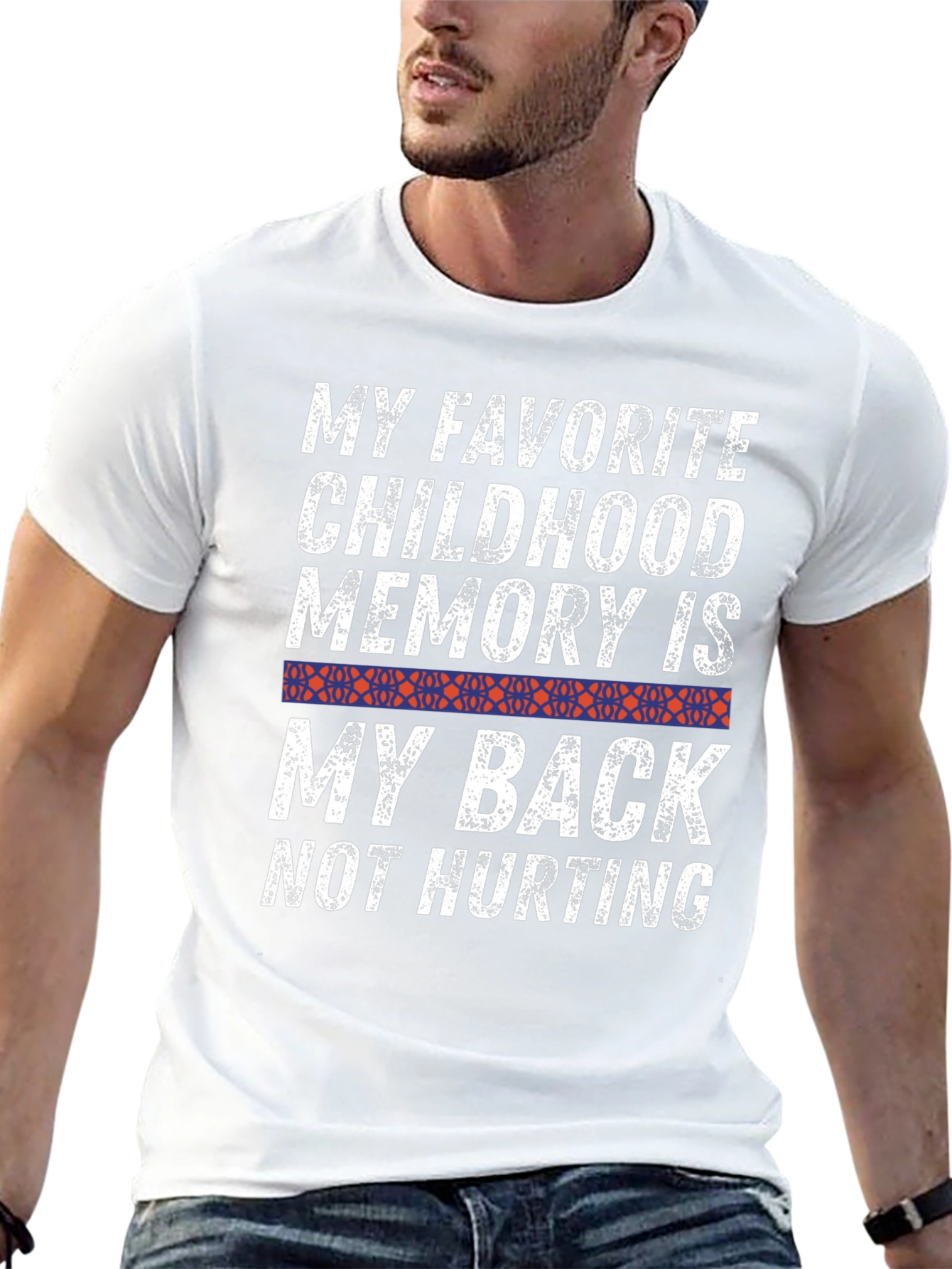 Funny Back Pain T-Shirt - My Back Not Hurting