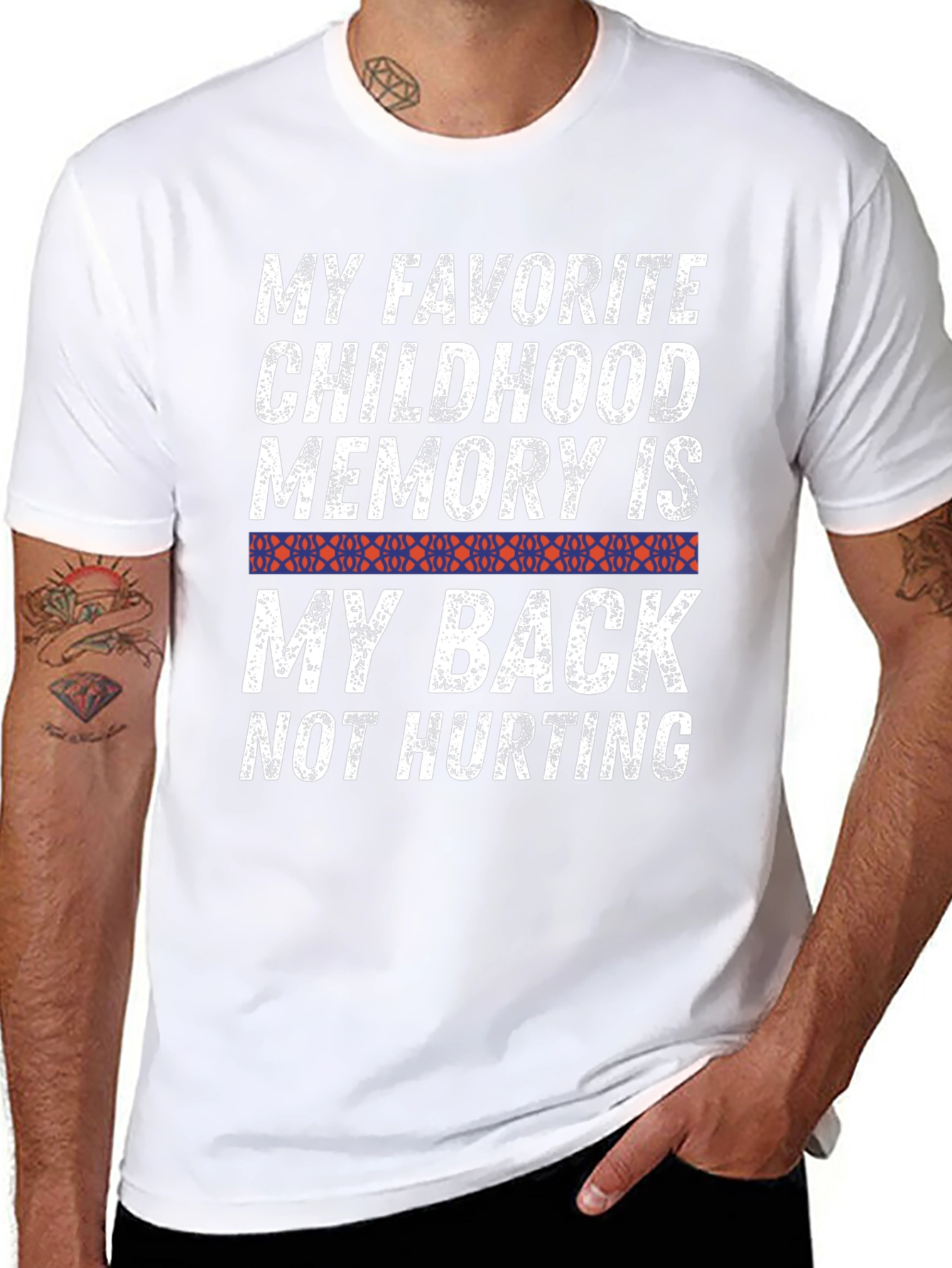 Funny Back Pain T-Shirt - My Back Not Hurting