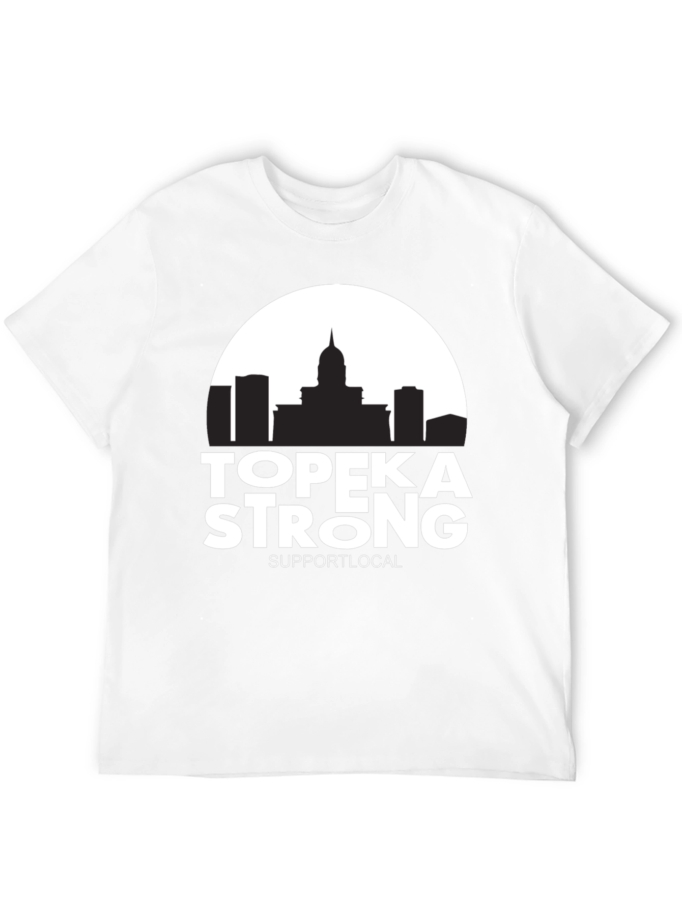 Topeka Strong Support Local Graphic Tee