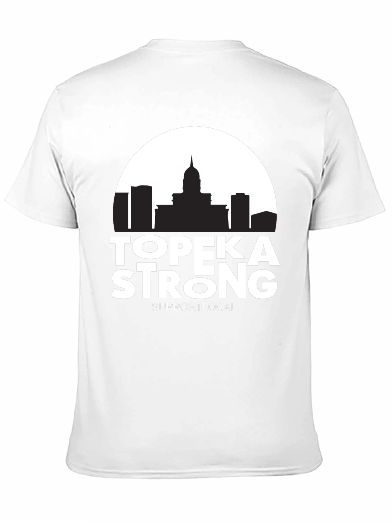 Topeka Strong Support Local Graphic Tee