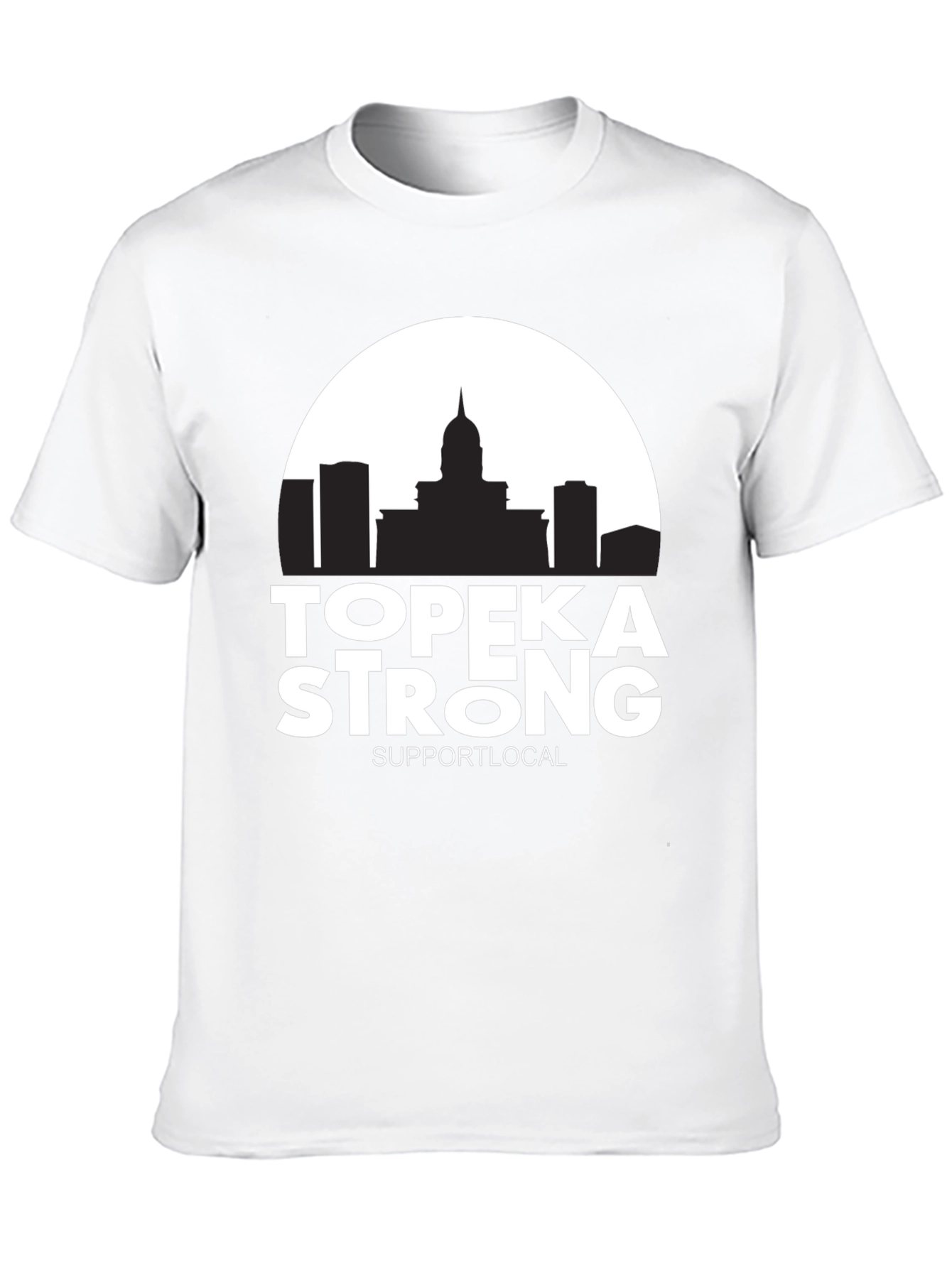 Topeka Strong Support Local Graphic Tee
