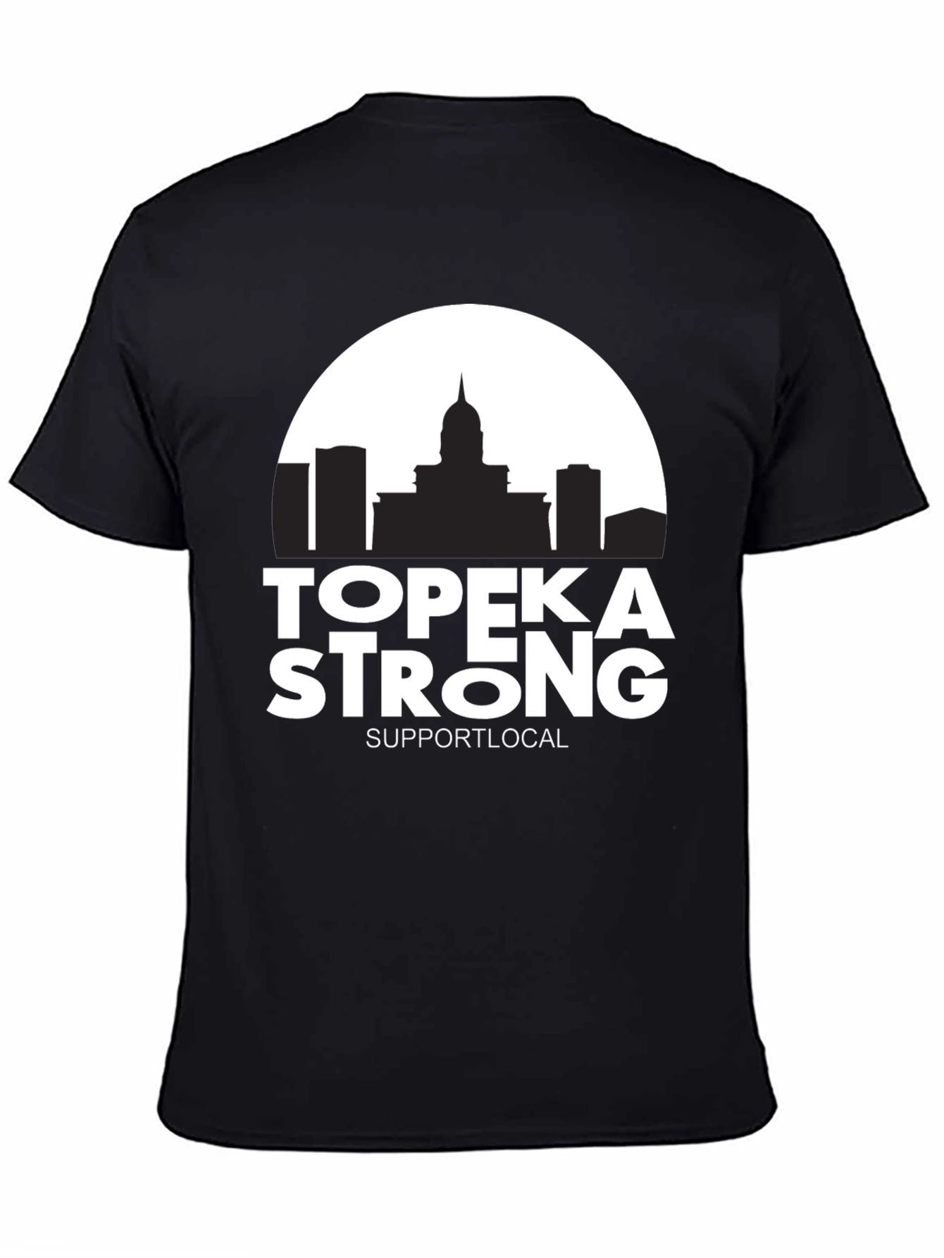 Topeka Strong Support Local Graphic Tee