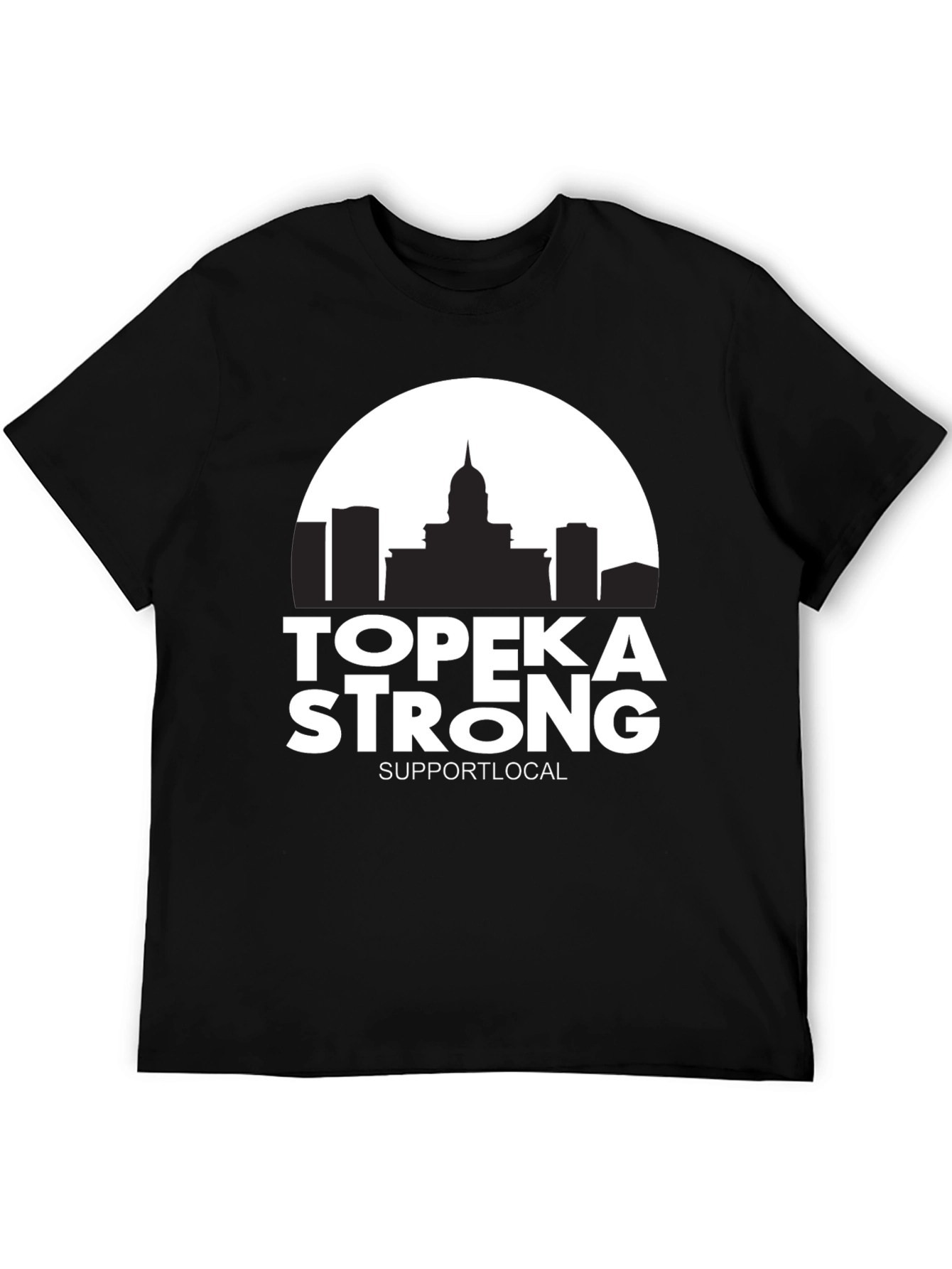 Topeka Strong Support Local Graphic Tee