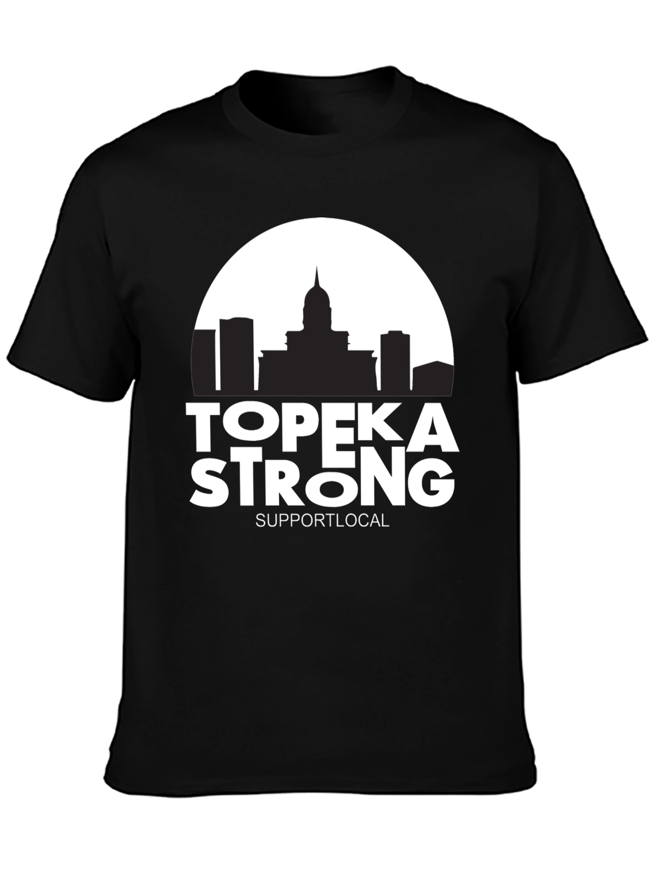 Topeka Strong Support Local Graphic Tee