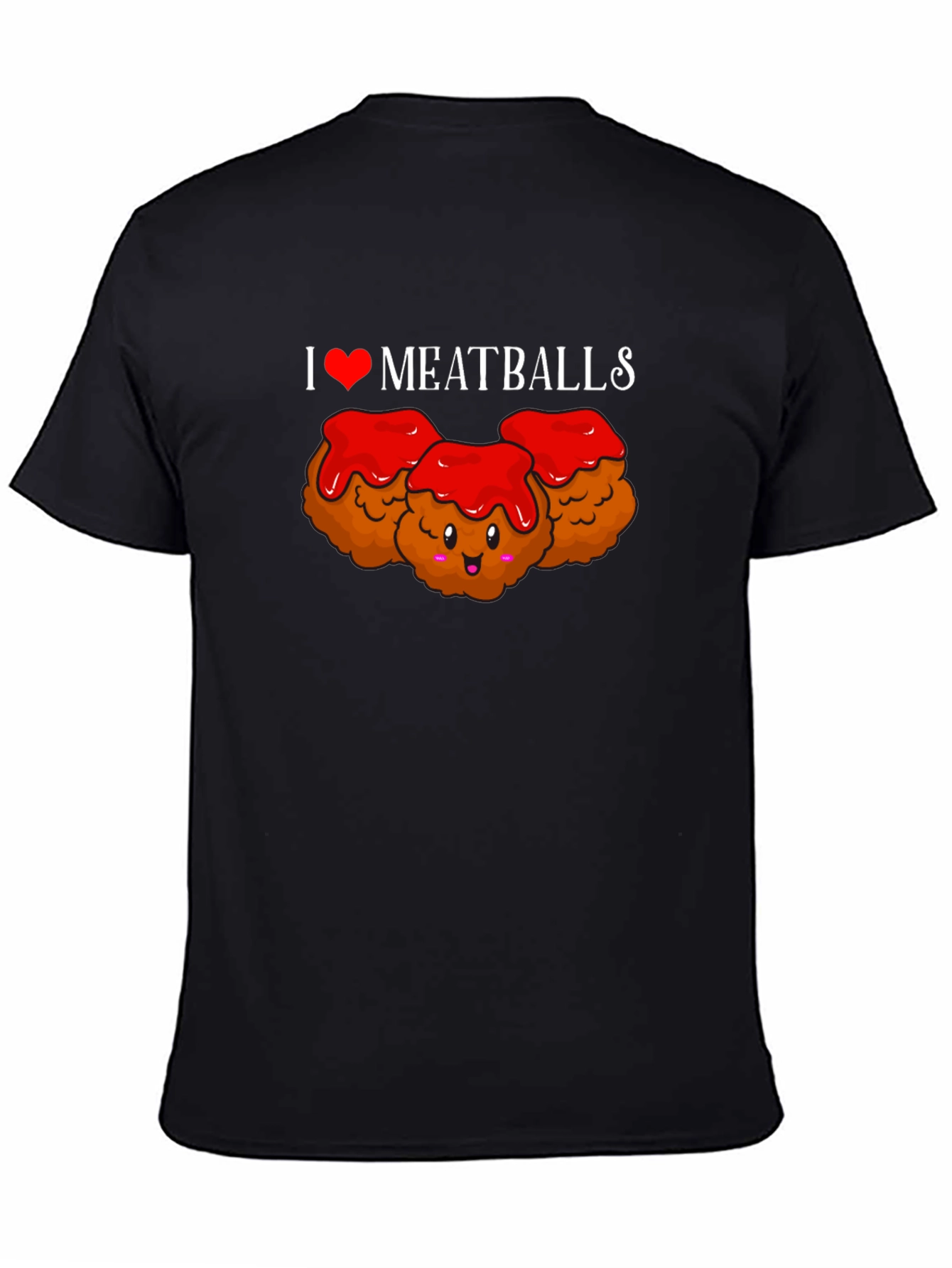 I Love Meatballs T-Shirt - Cute Foodie Tee