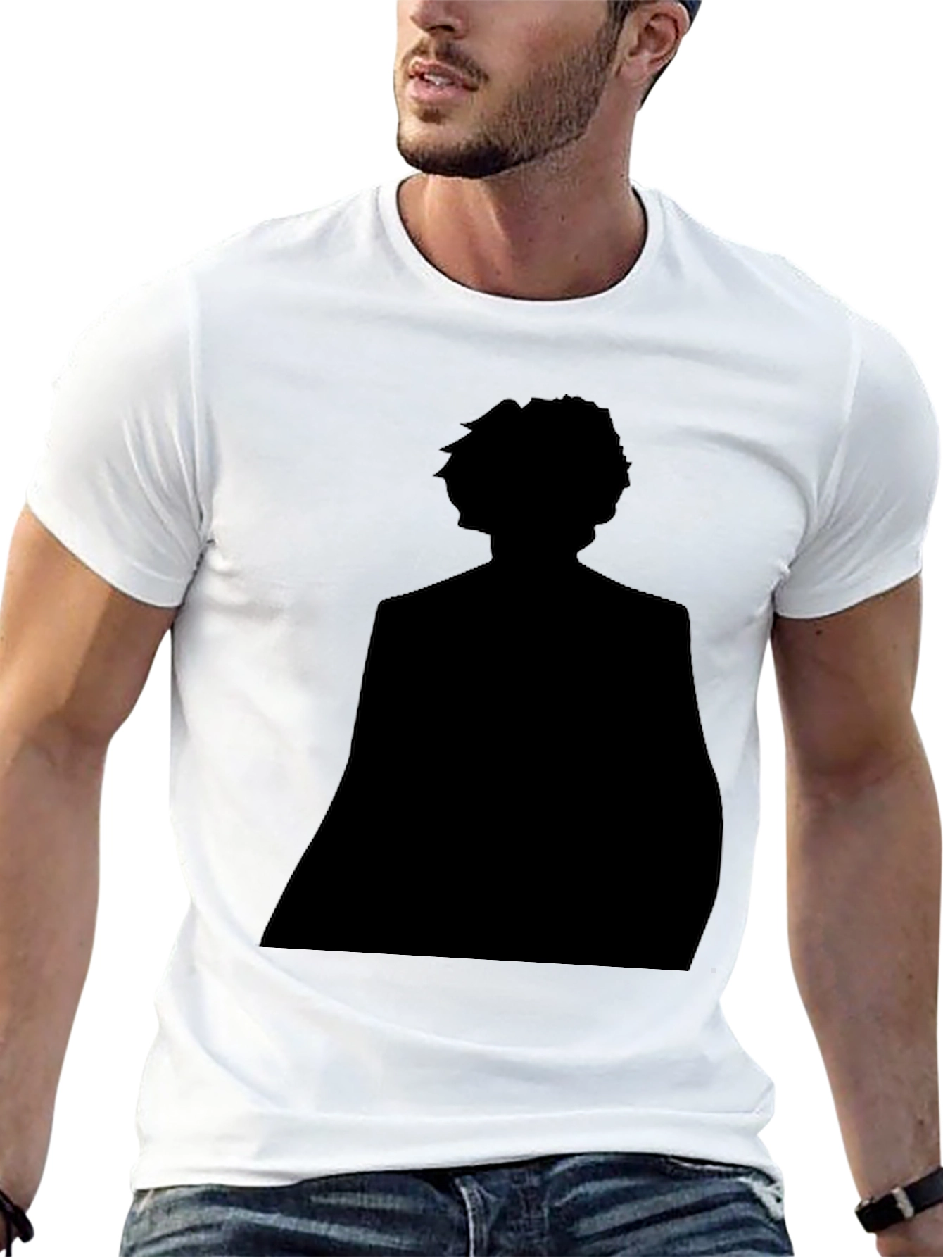 Silhouette T-Shirt - Dark Anime Style