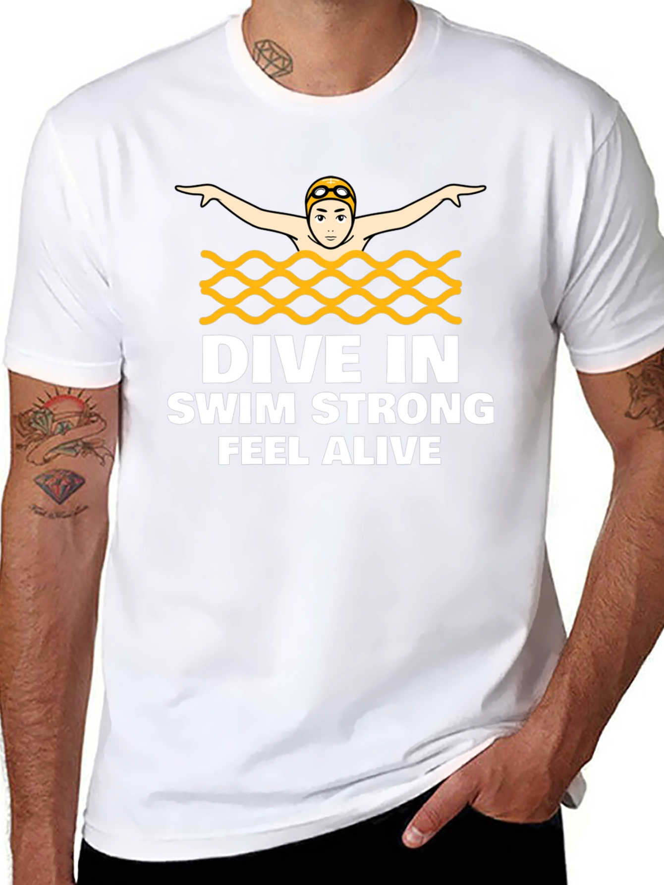 Dive In Swim Strong T-Shirt
