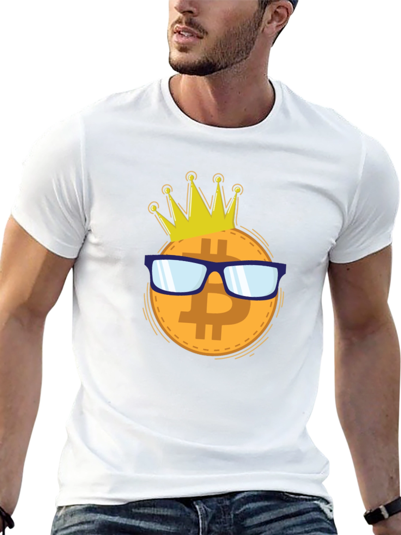 Bitcoin King T-Shirt - Crypto Currency Tee