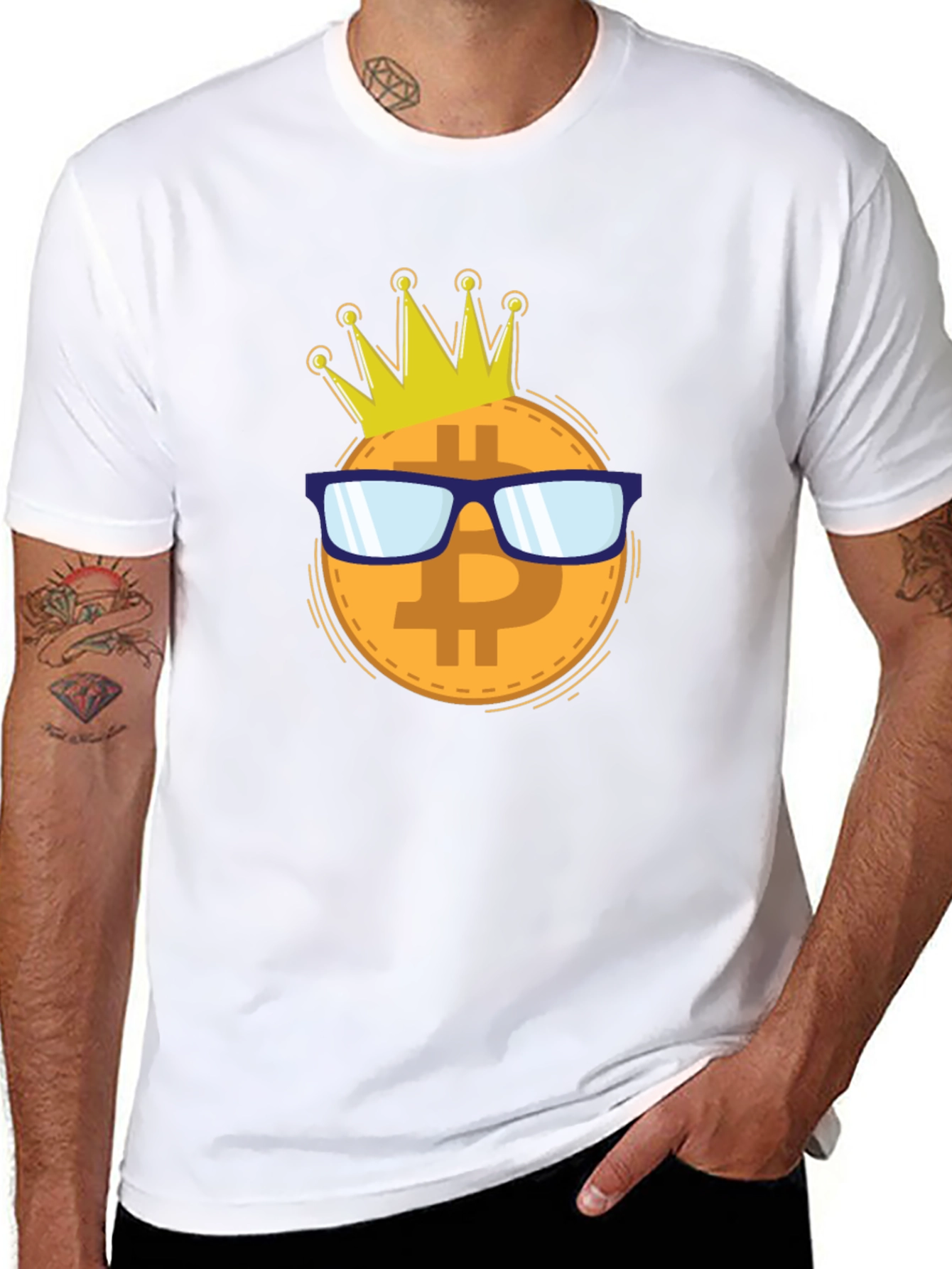 Bitcoin King T-Shirt - Crypto Currency Tee