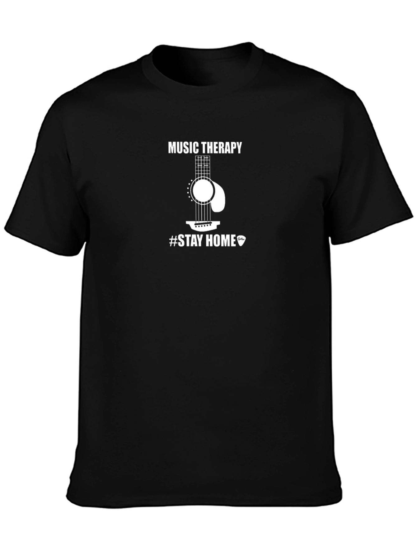 Music Therapy Stay Home Graphic T-Shirt