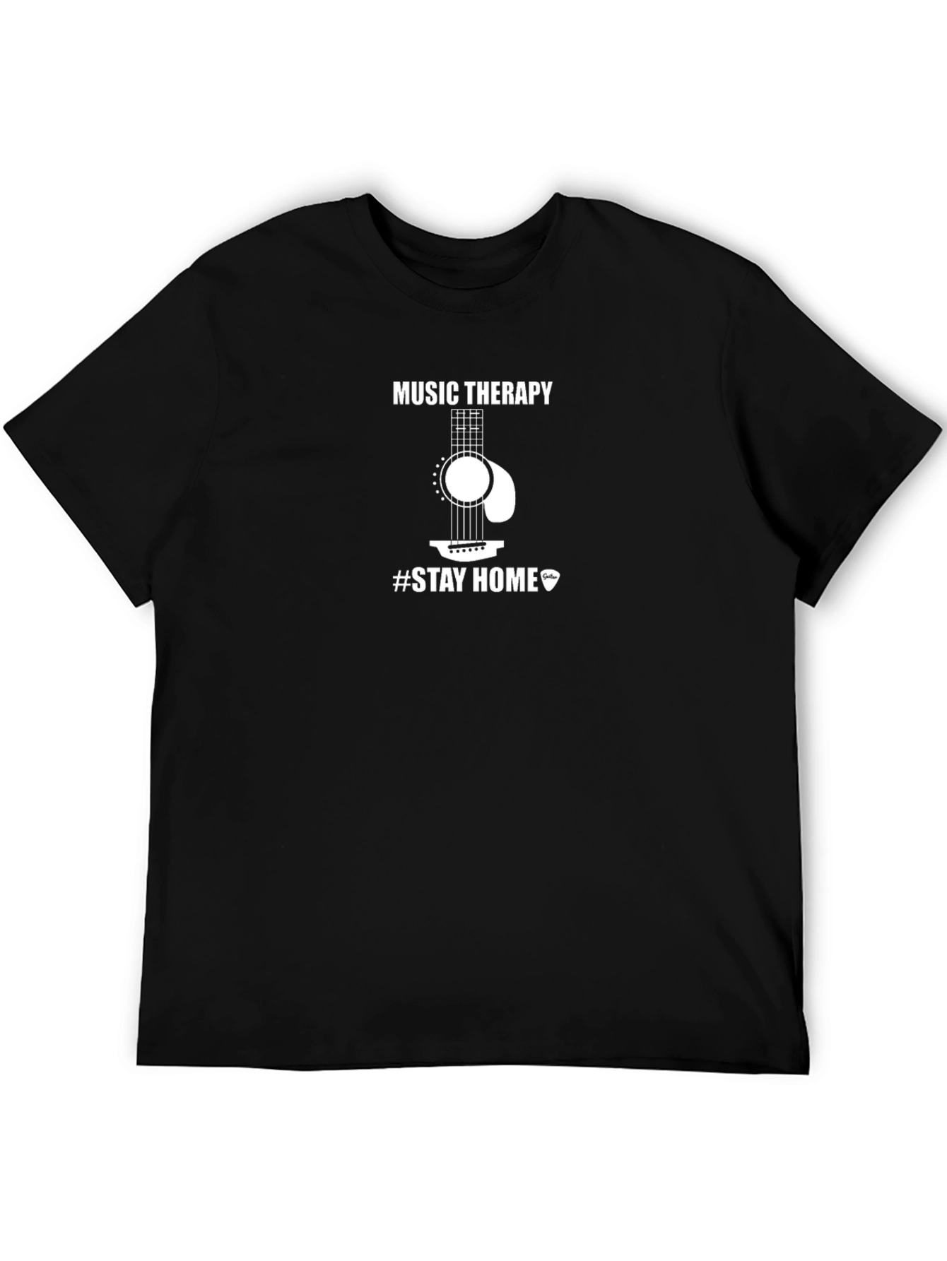 Music Therapy Stay Home Graphic T-Shirt