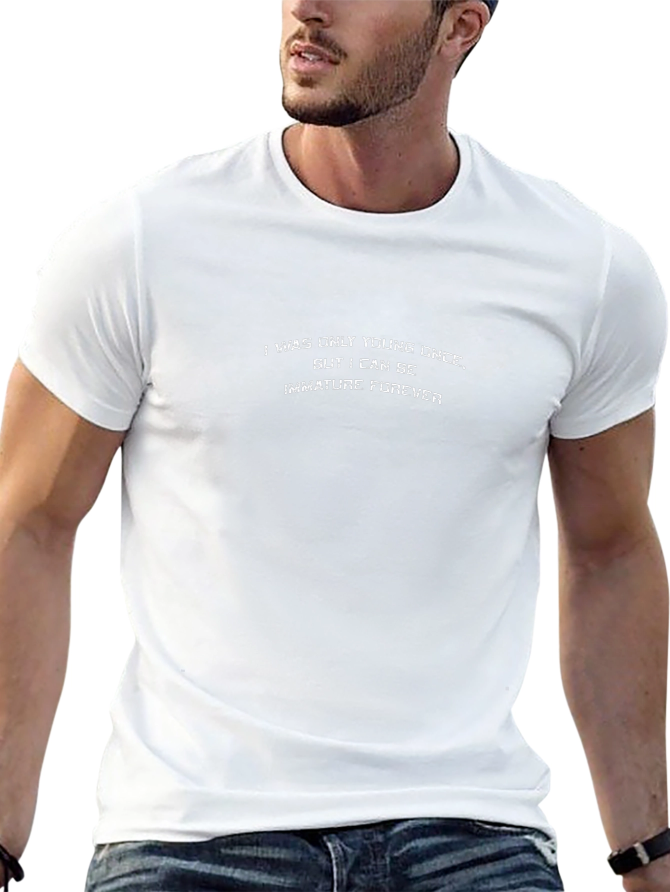 Immature Forever Black Graphic Tee