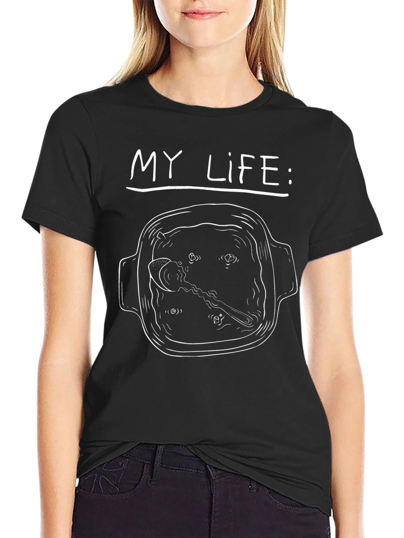 My Life T-Shirt - Funny Soup Bowl Design