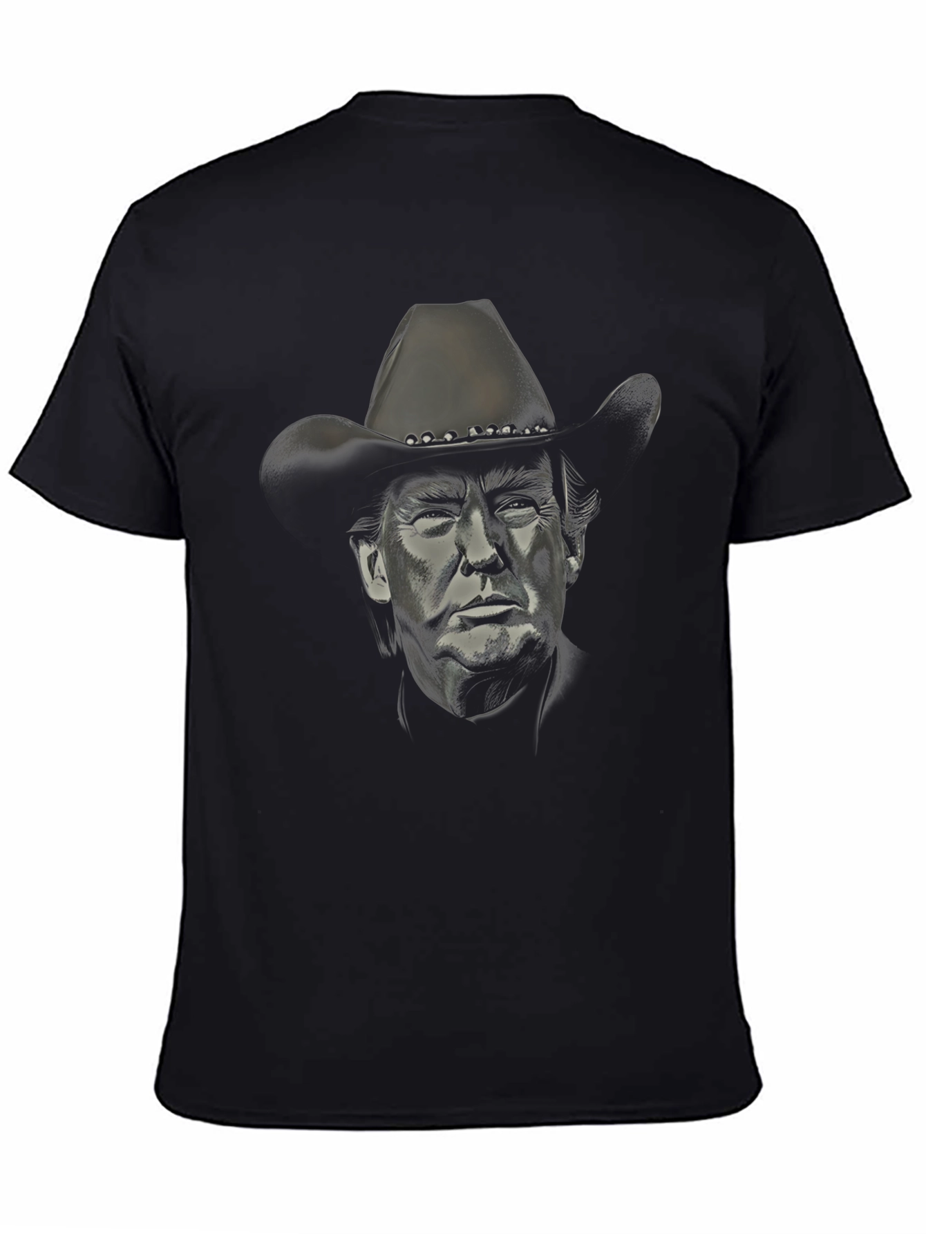 Trump Cowboy Graphic T-Shirt - Political Statement Tee