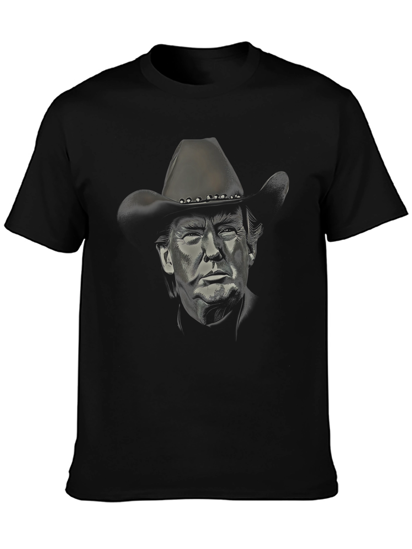 Trump Cowboy Graphic T-Shirt - Political Statement Tee