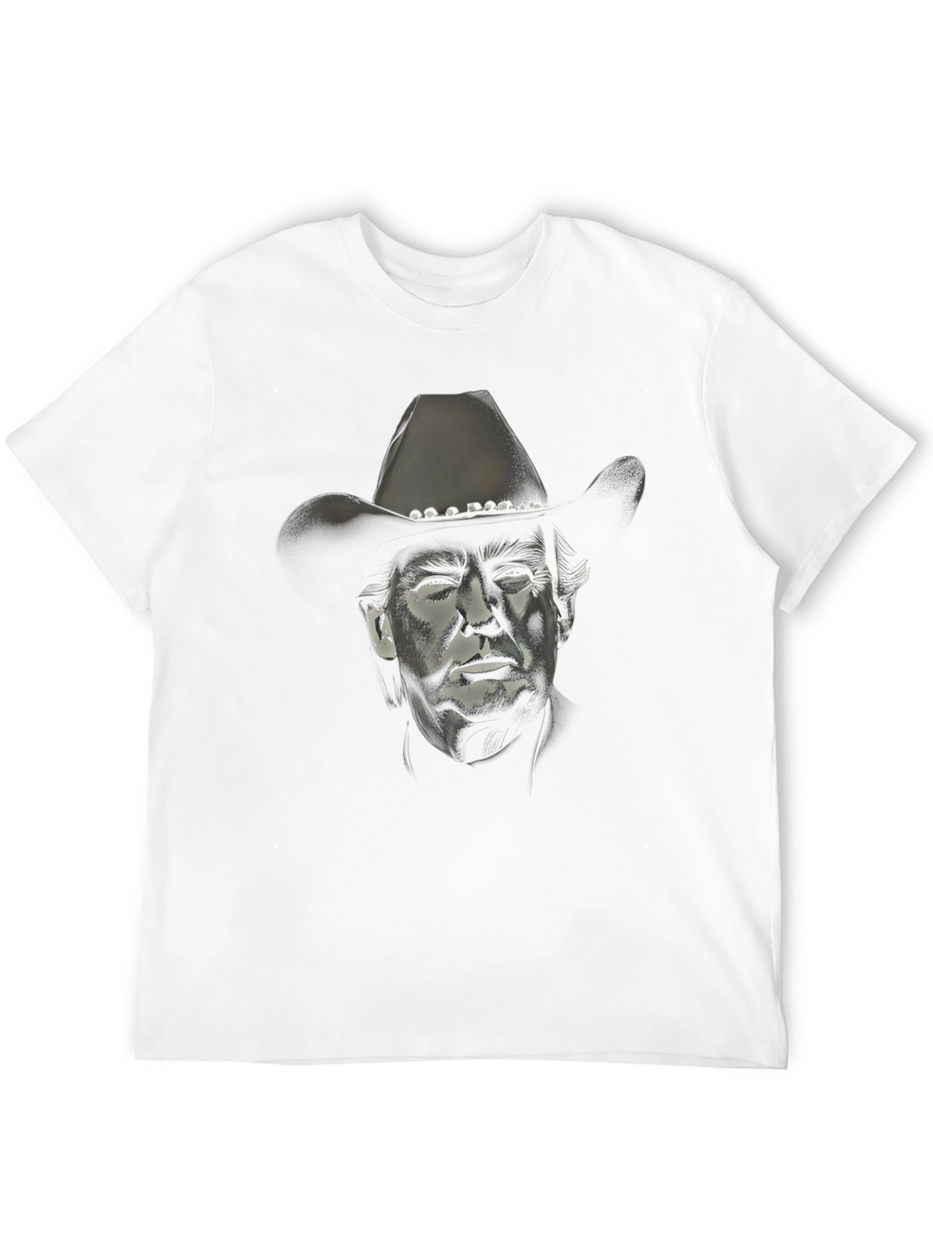 Trump Cowboy Graphic T-Shirt - Political Statement Tee