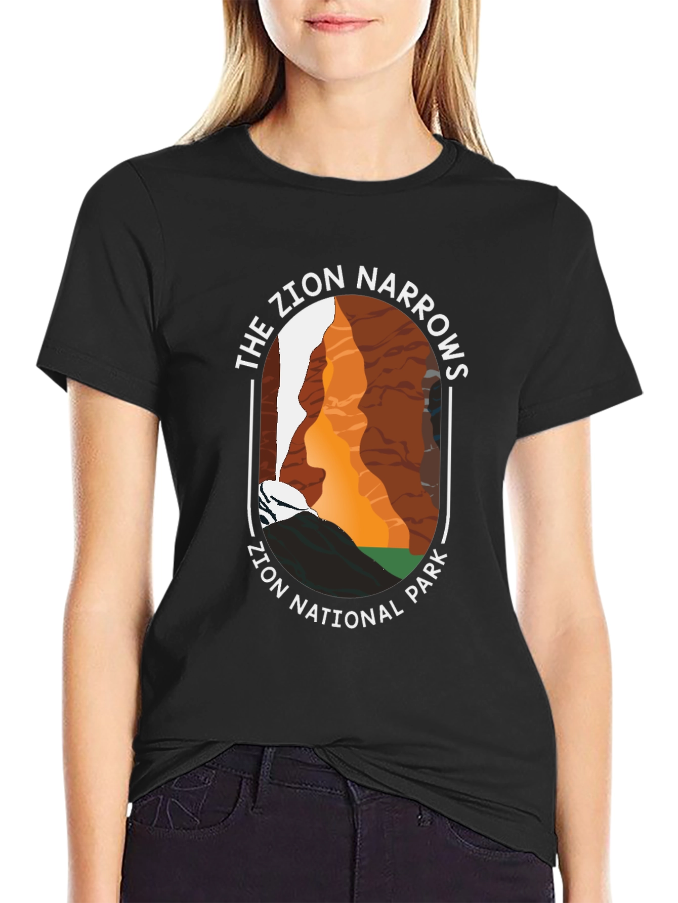 Zion Narrows National Park Graphic Tee