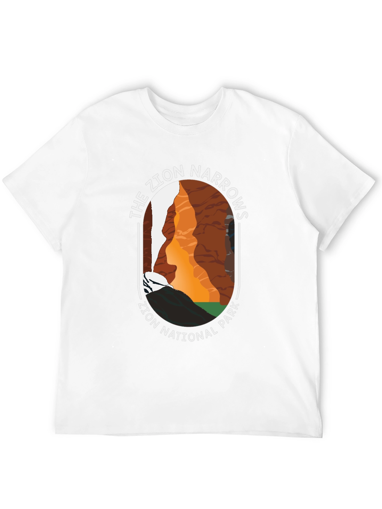 Zion Narrows National Park Graphic Tee