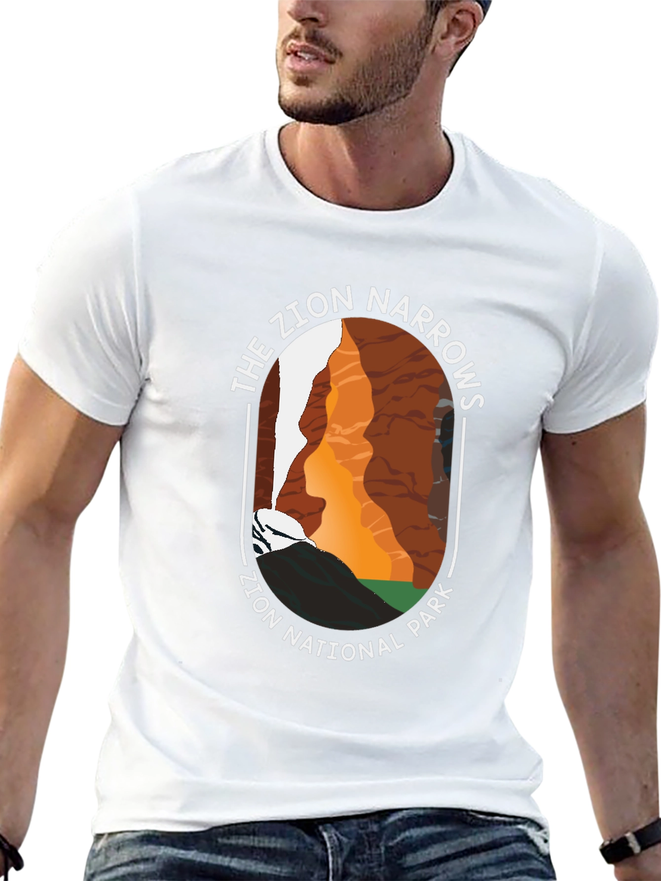 Zion Narrows National Park Graphic Tee
