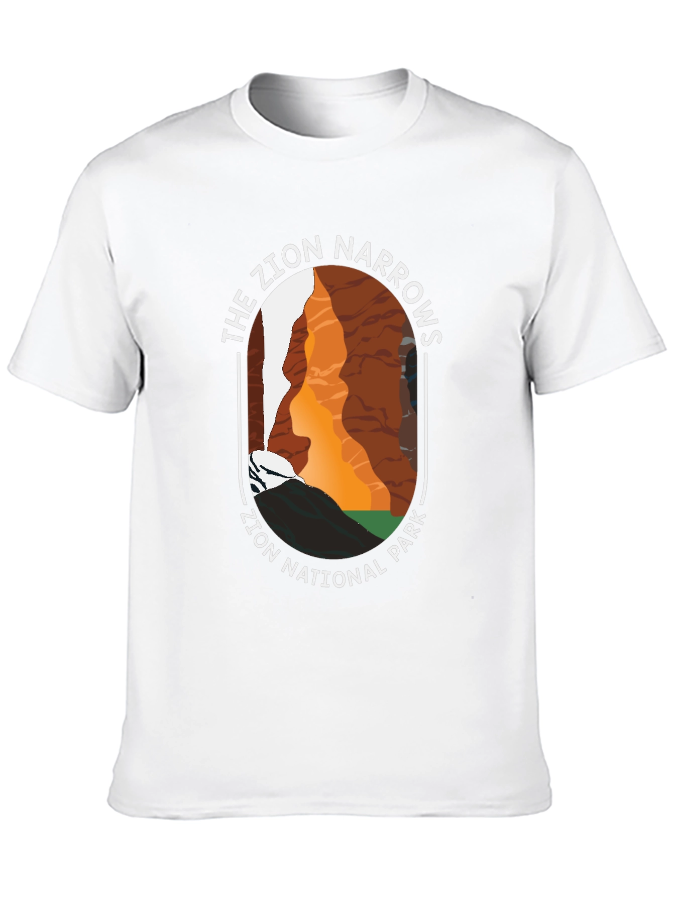 Zion Narrows National Park Graphic Tee