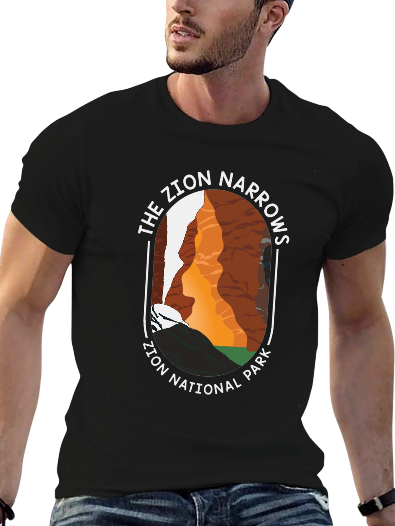 Zion Narrows National Park Graphic Tee