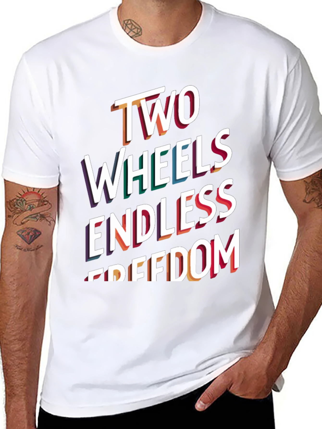 Two Wheels Endless Freedom T-Shirt