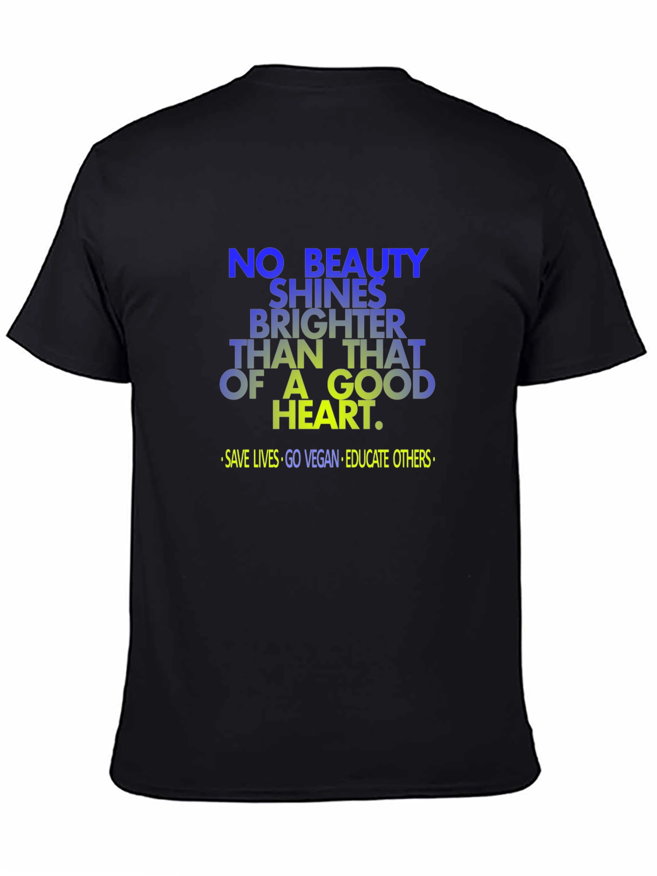 Vegan Good Heart T-Shirt: Save Lives Go Vegan