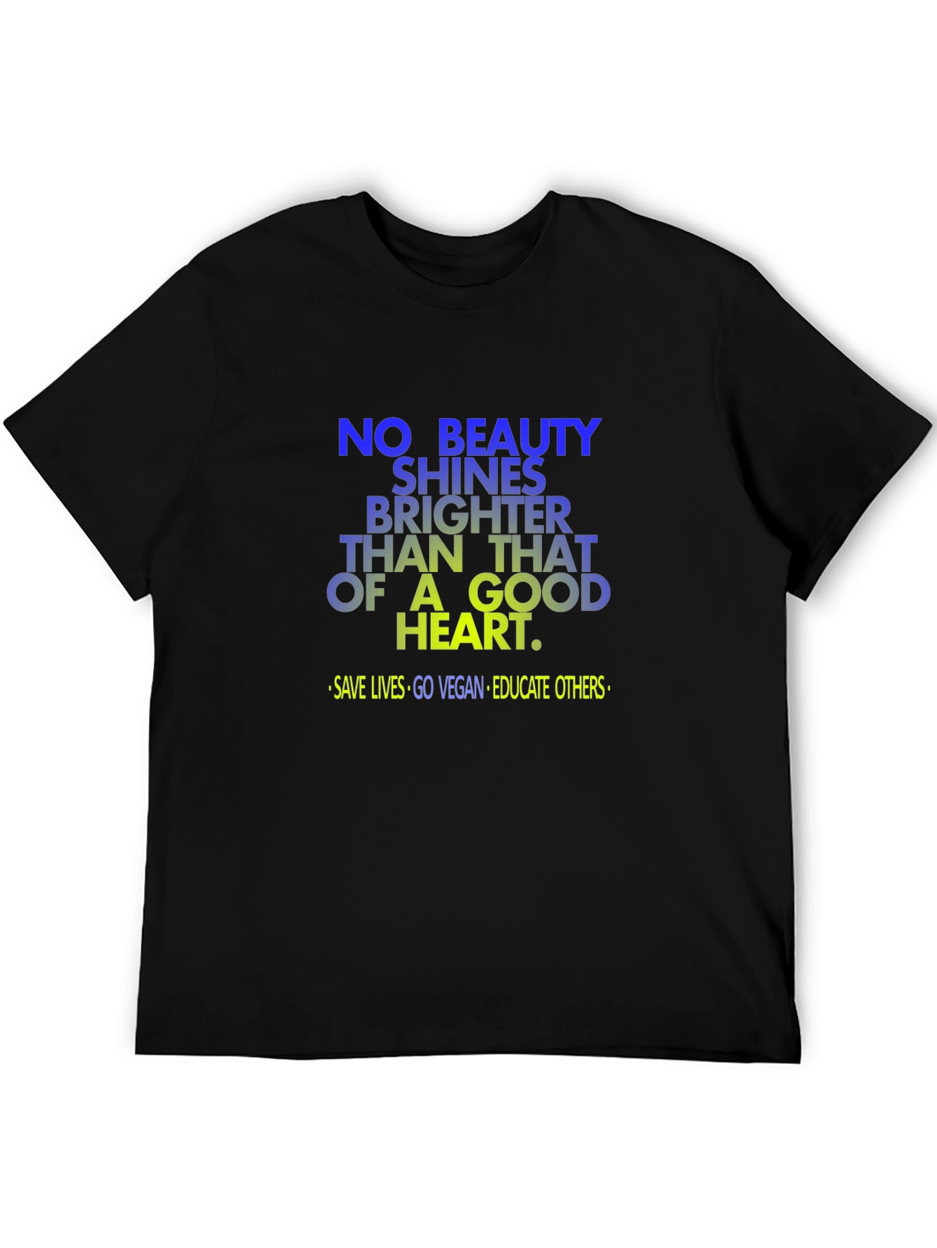 Vegan Good Heart T-Shirt: Save Lives Go Vegan