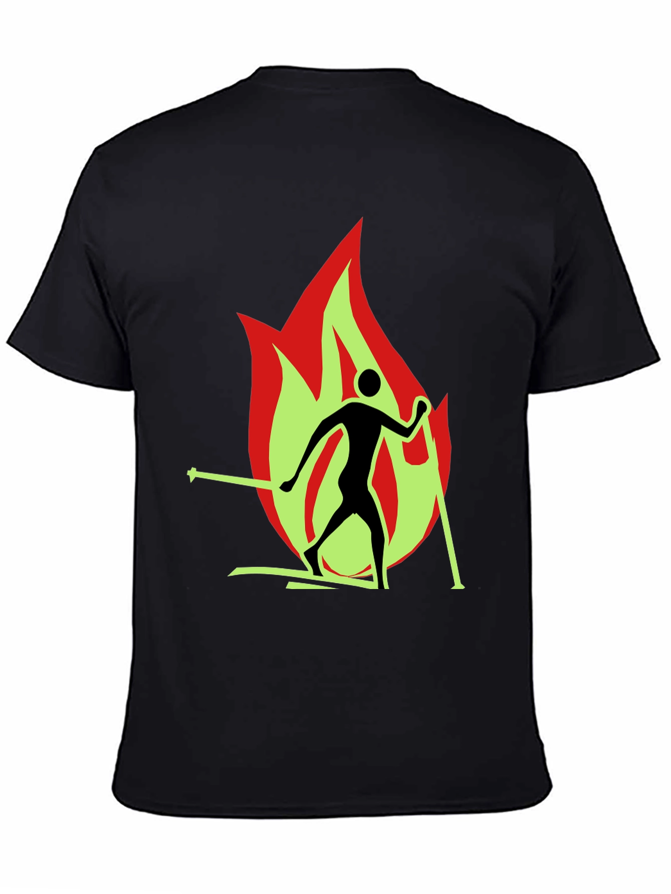 Flame Skiing T-Shirt
