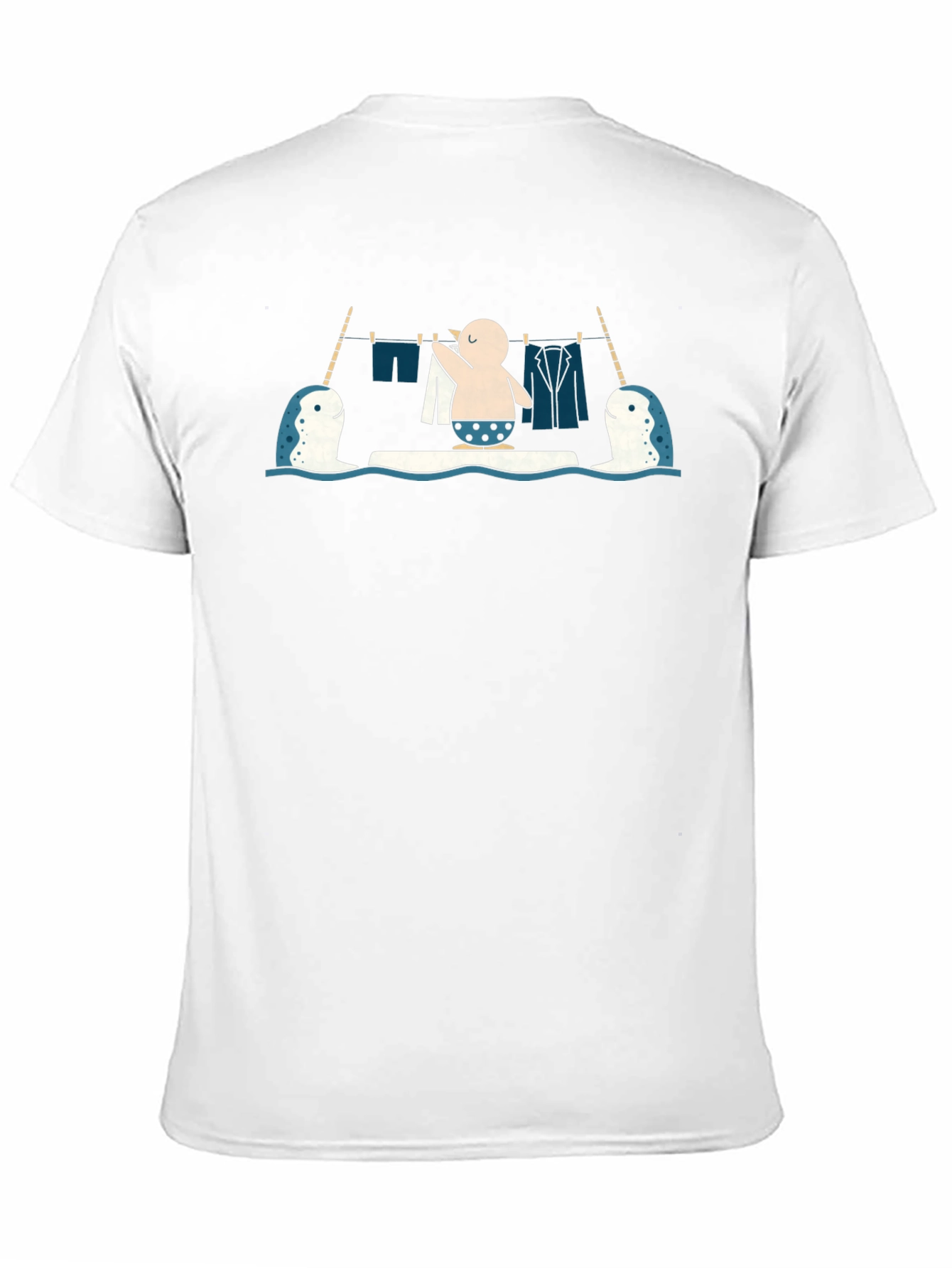 Narwhal Laundry Day T-Shirt