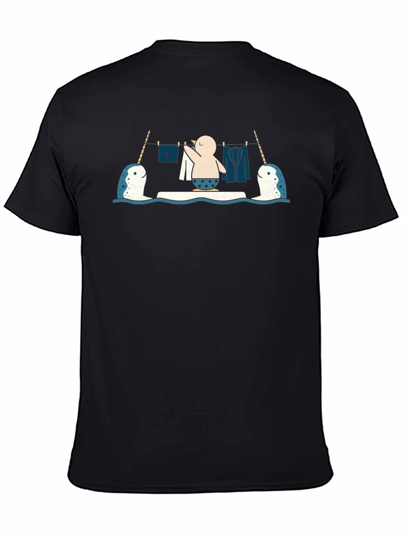 Narwhal Laundry Day T-Shirt