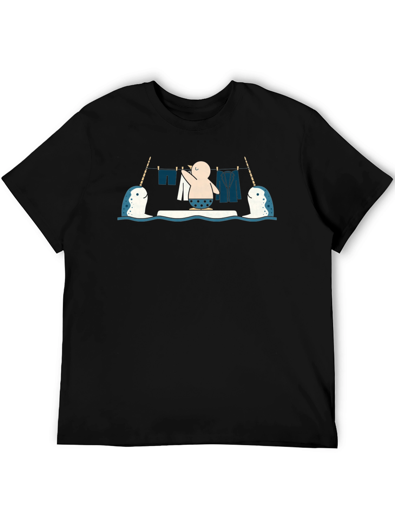 Narwhal Laundry Day T-Shirt