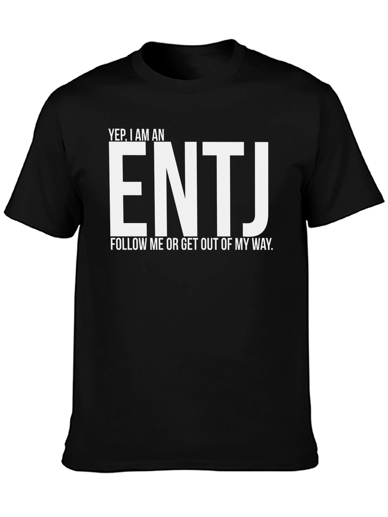 ENTJ Personality T-Shirt - Follow Me Graphic Tee