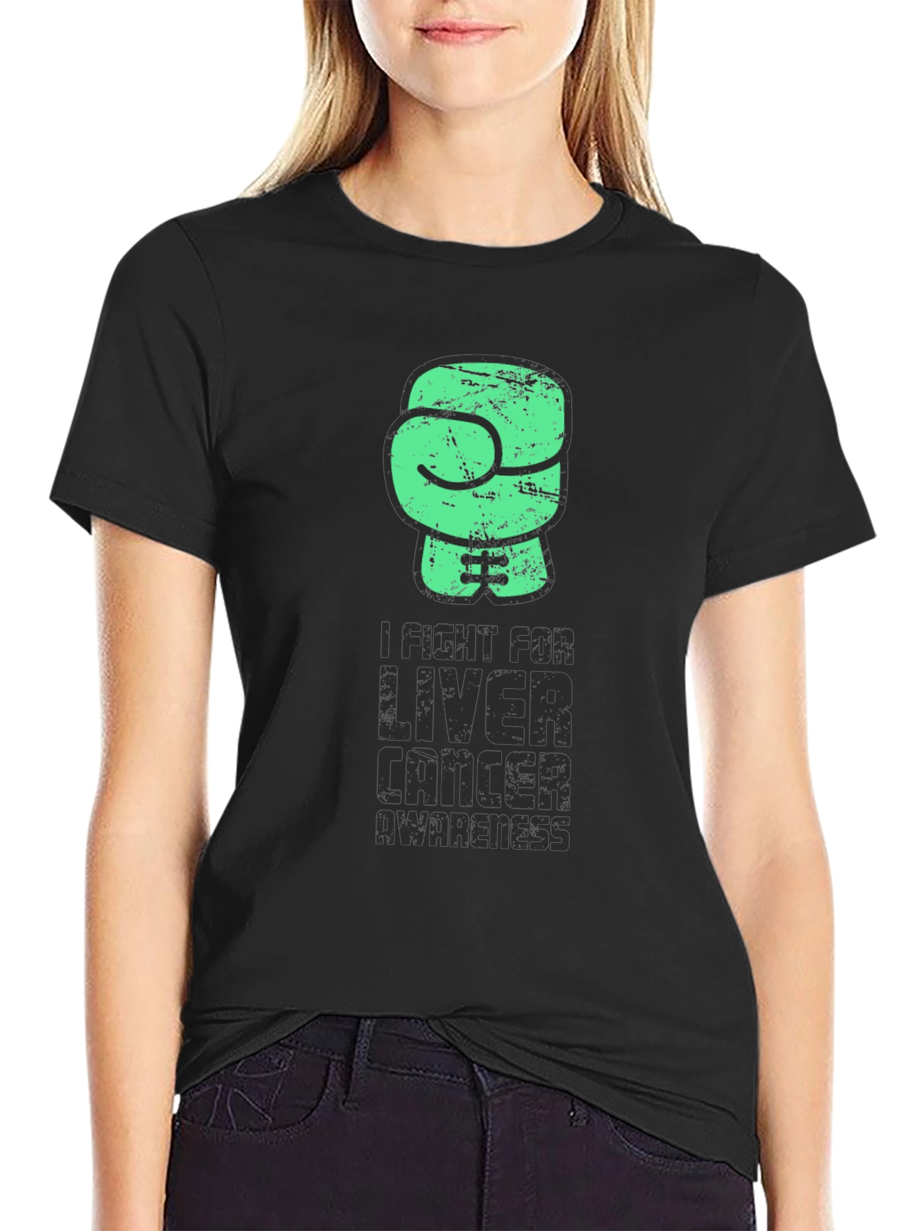 I Fight for Liver Cancer Awareness T-Shirt