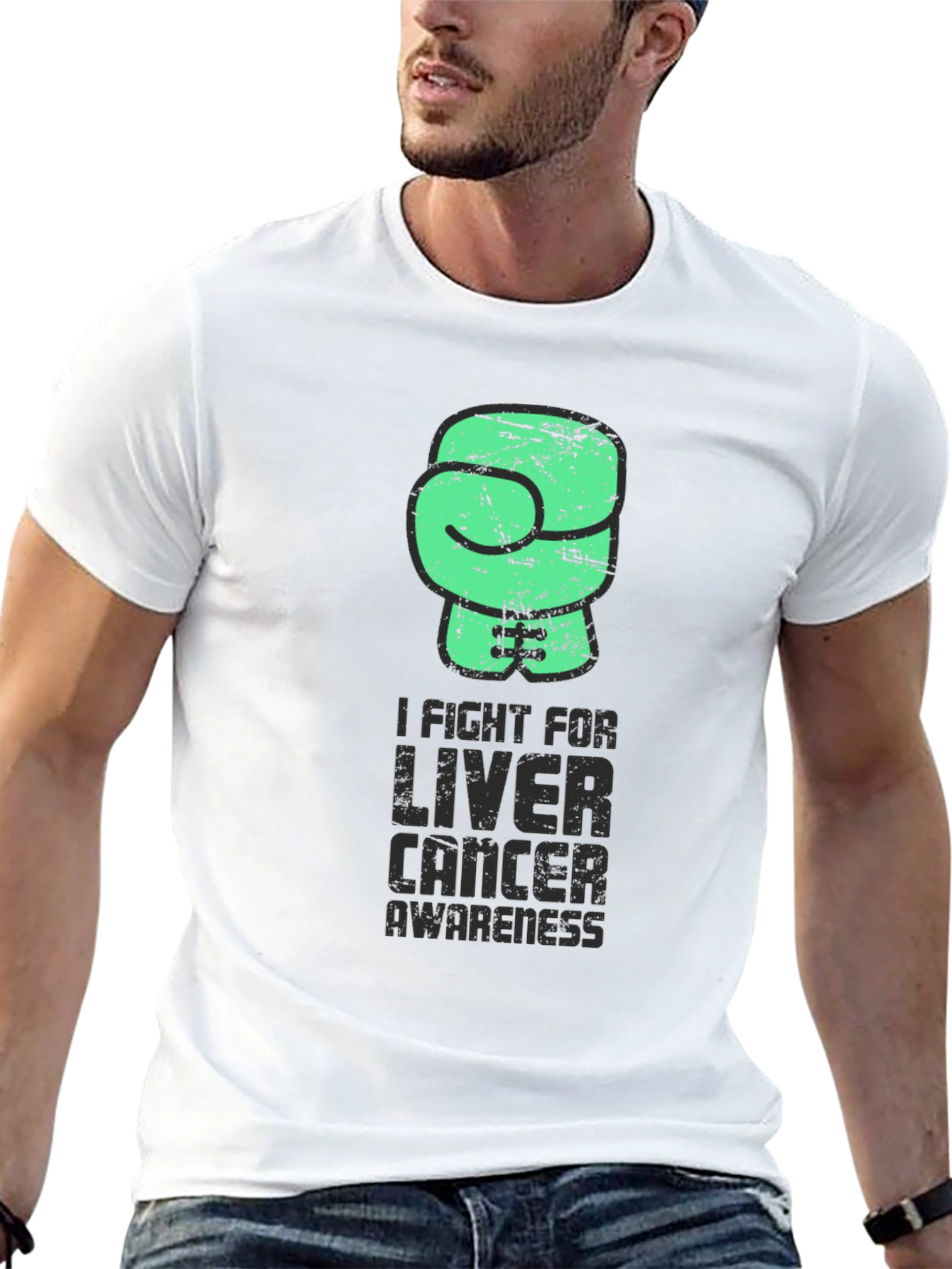 I Fight for Liver Cancer Awareness T-Shirt