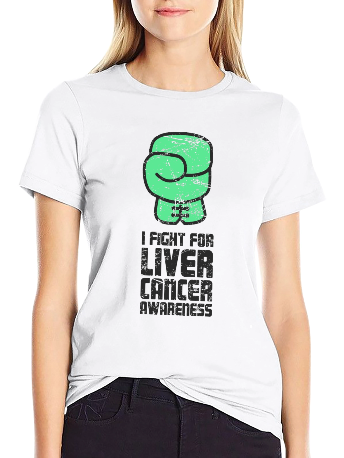 I Fight for Liver Cancer Awareness T-Shirt