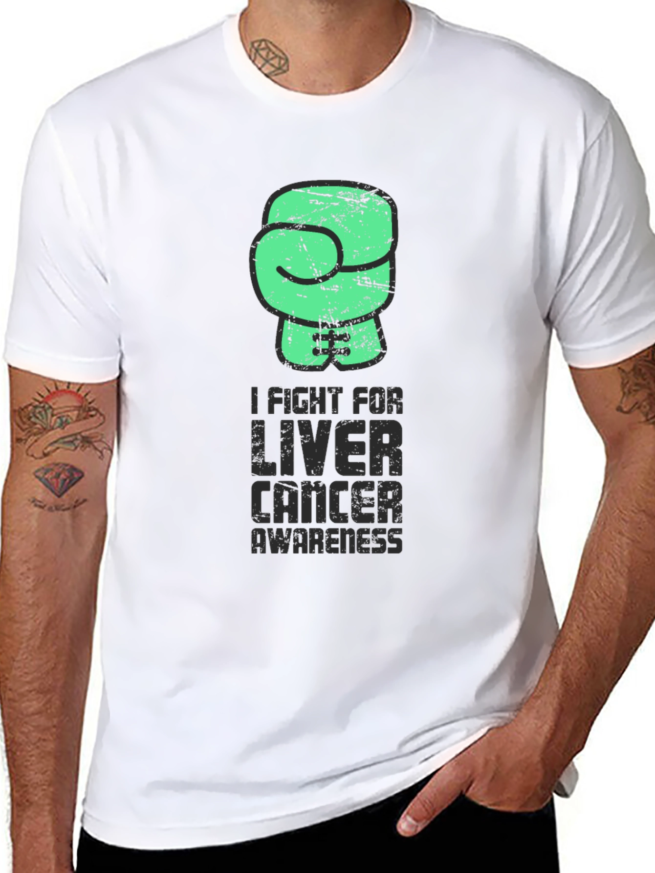 I Fight for Liver Cancer Awareness T-Shirt