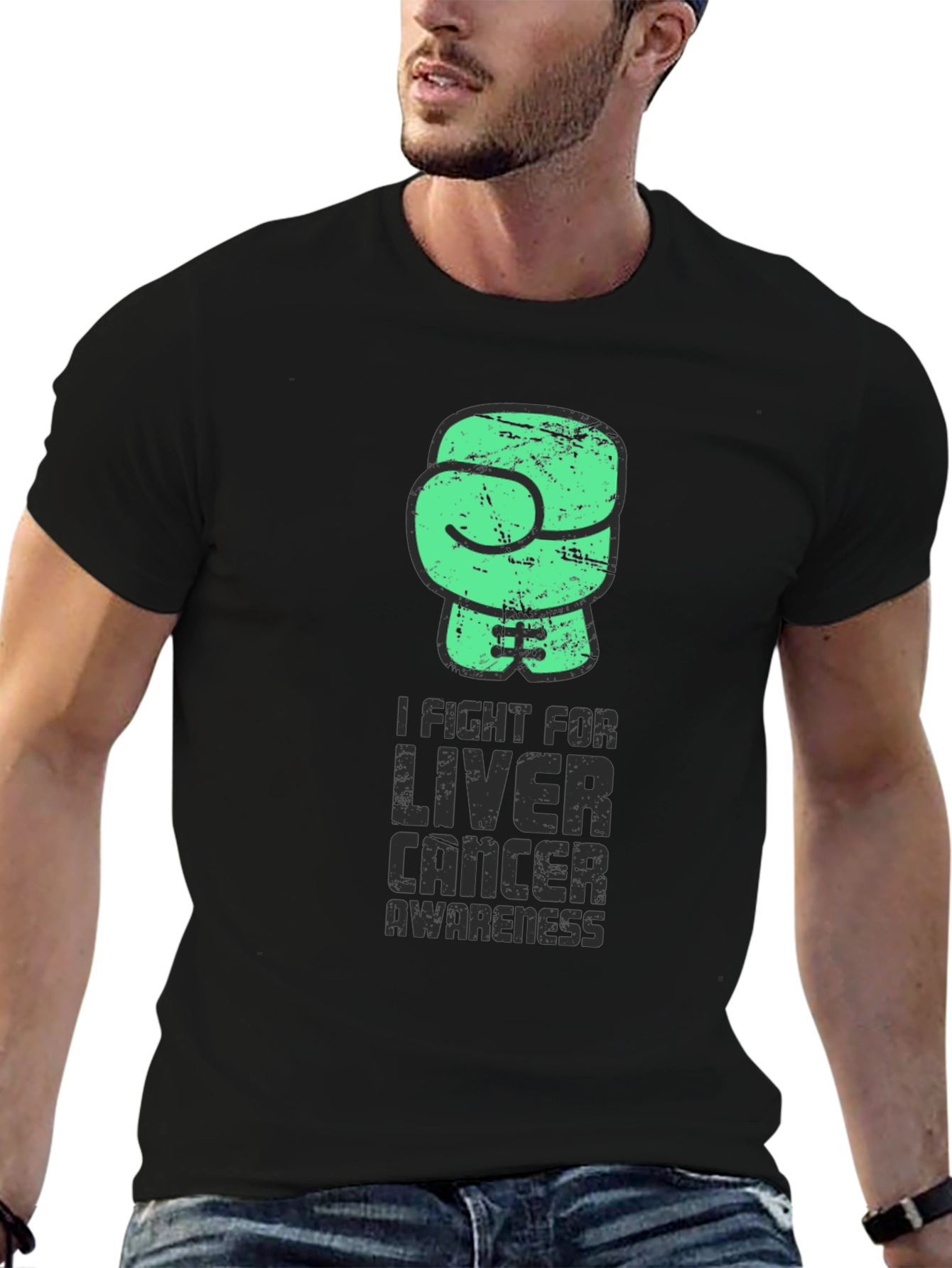 I Fight for Liver Cancer Awareness T-Shirt