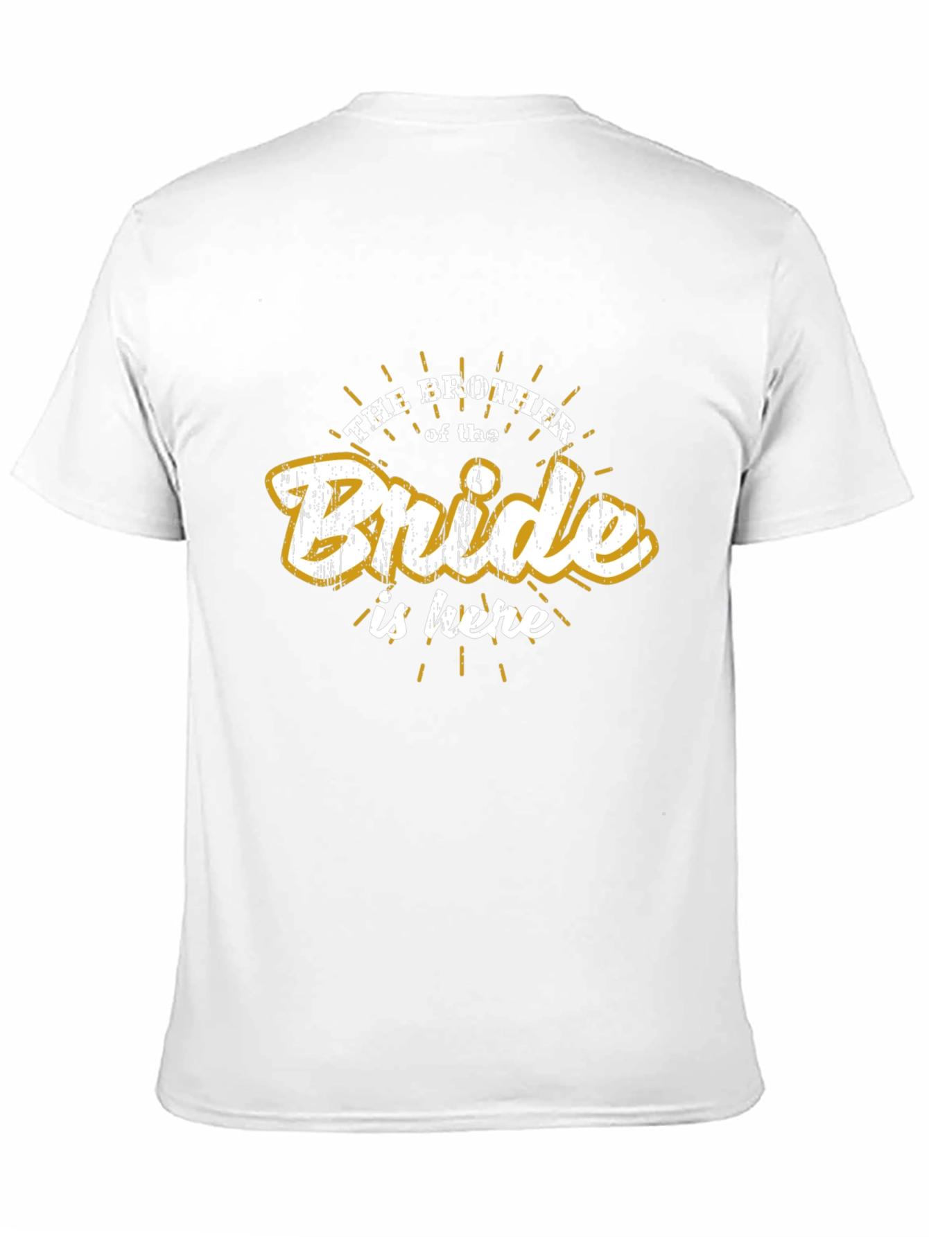 Brother of the Bride Black Graphic Tee