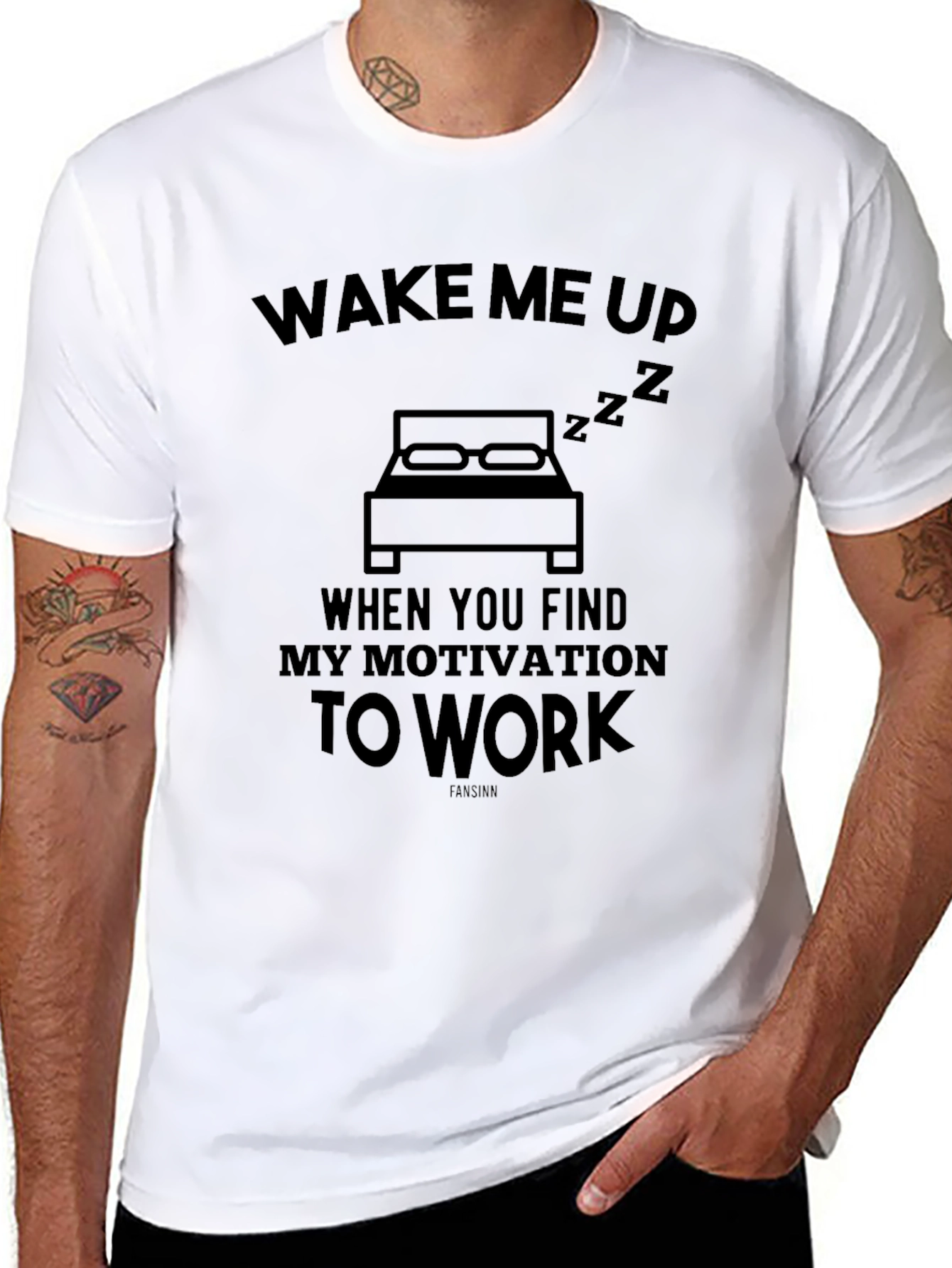 Funny Wake Me Up When Motivation Shirt