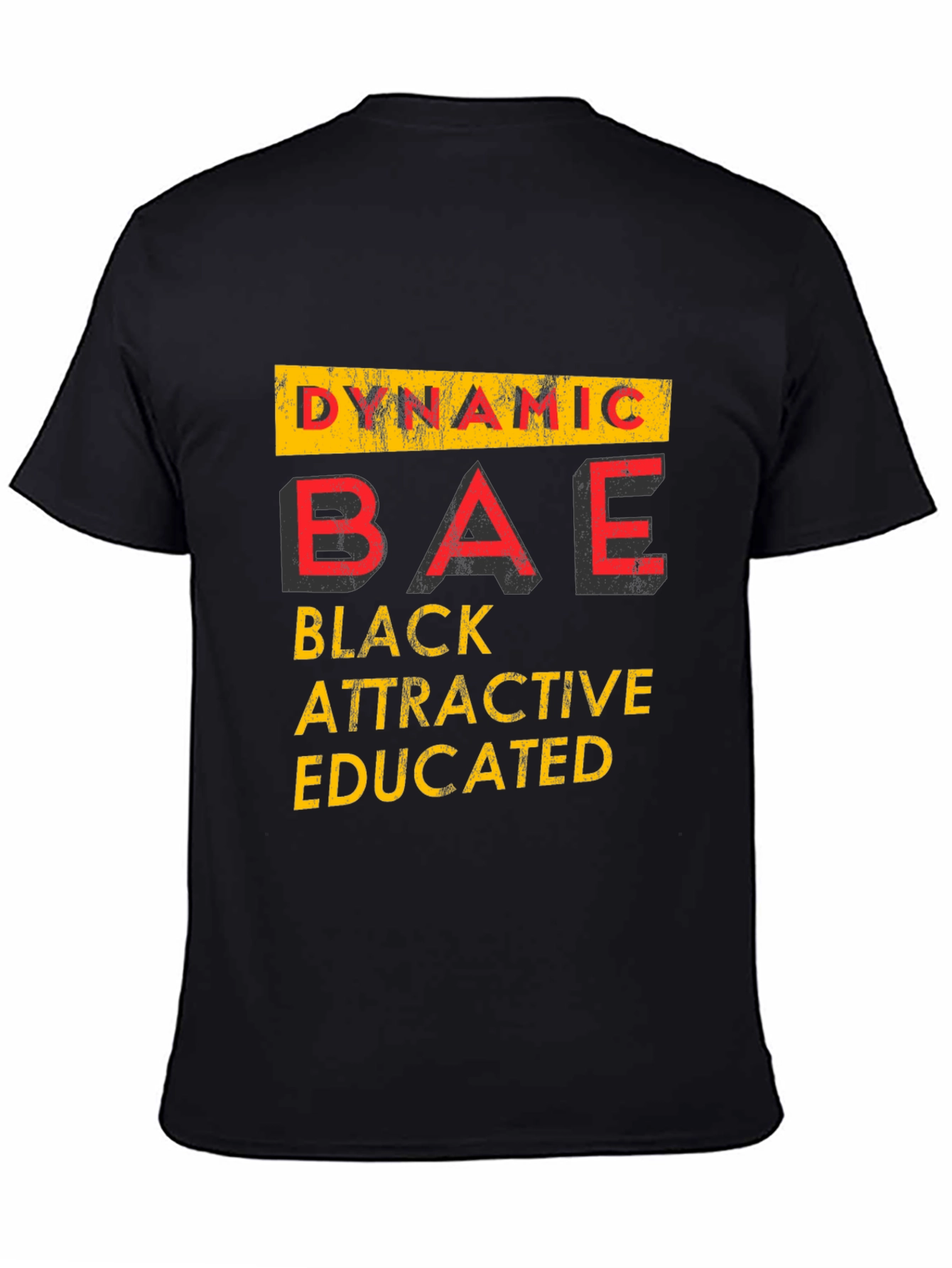 Dynamic BAE Graphic Tee - Black Attractive Educated