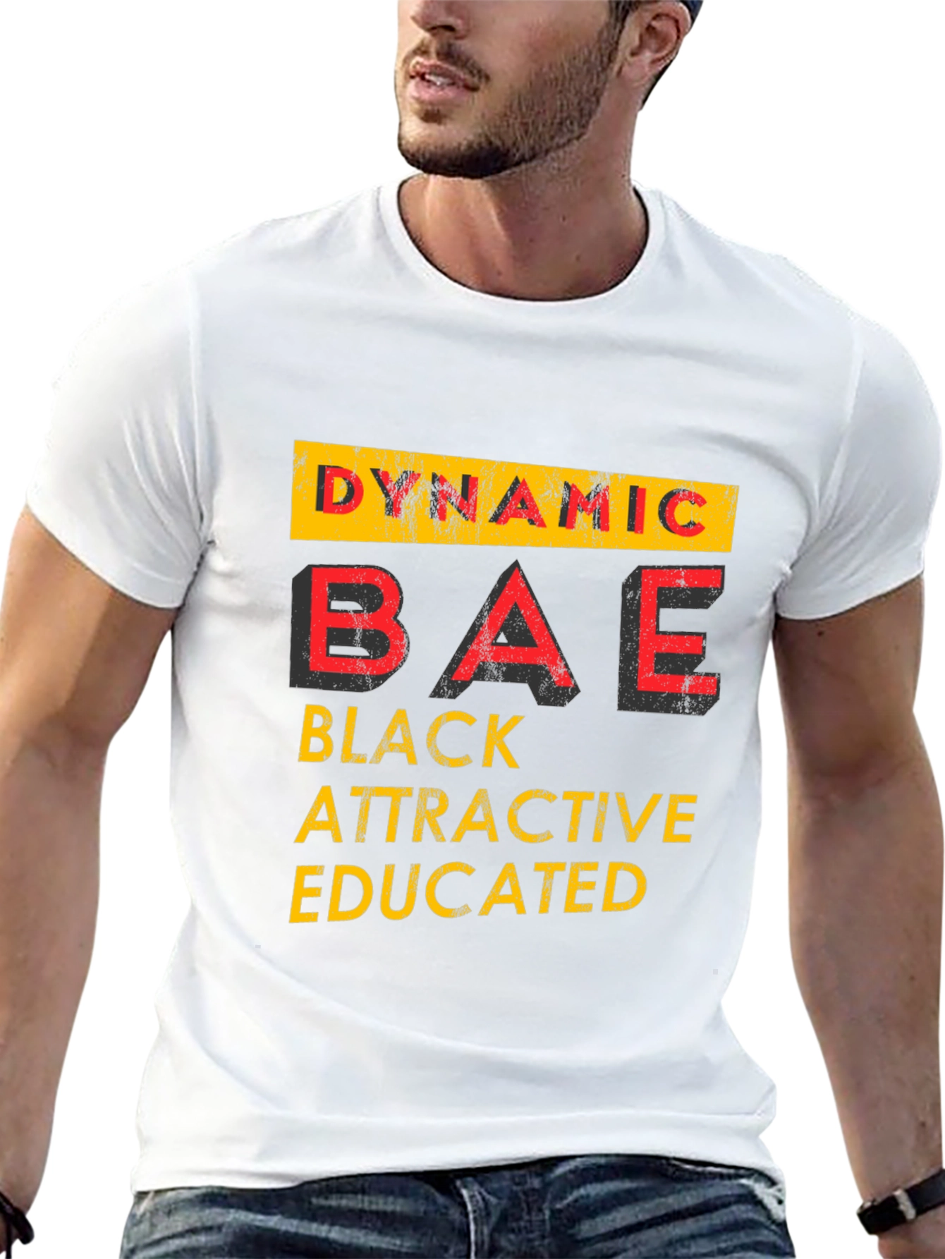 Dynamic BAE Graphic Tee - Black Attractive Educated