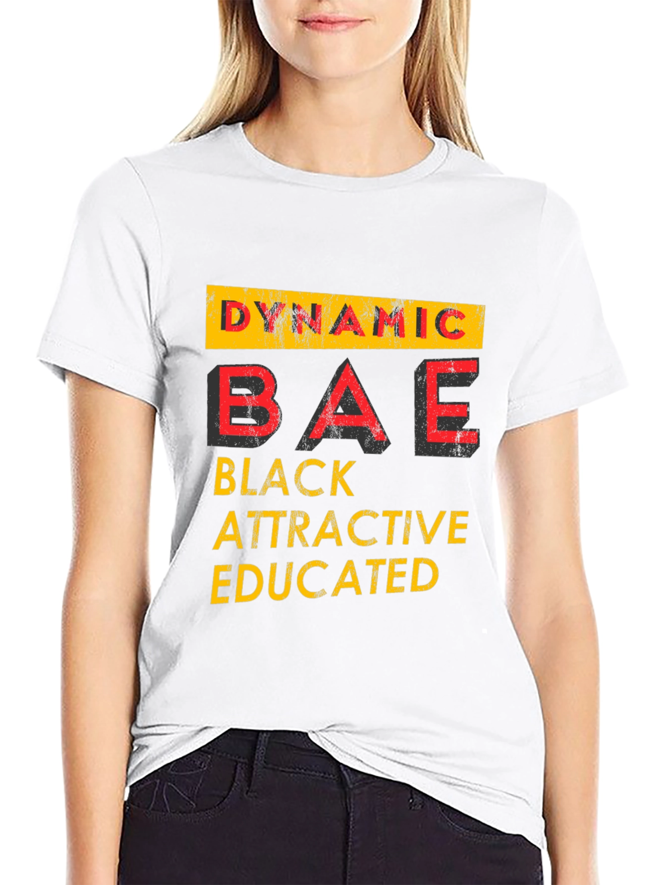 Dynamic BAE Graphic Tee - Black Attractive Educated