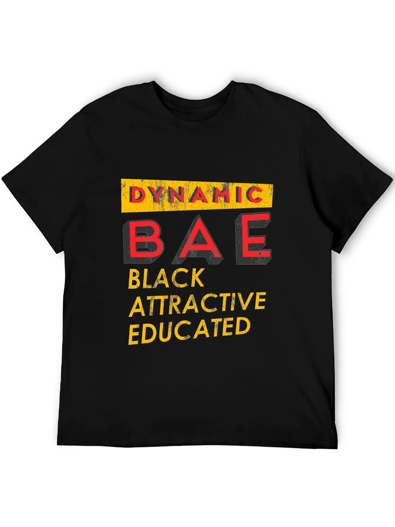 Dynamic BAE Graphic Tee - Black Attractive Educated